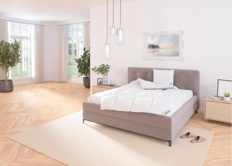 Verkaufsraum Bettenhaus Breuer Angebot der Bettdecken 155x220