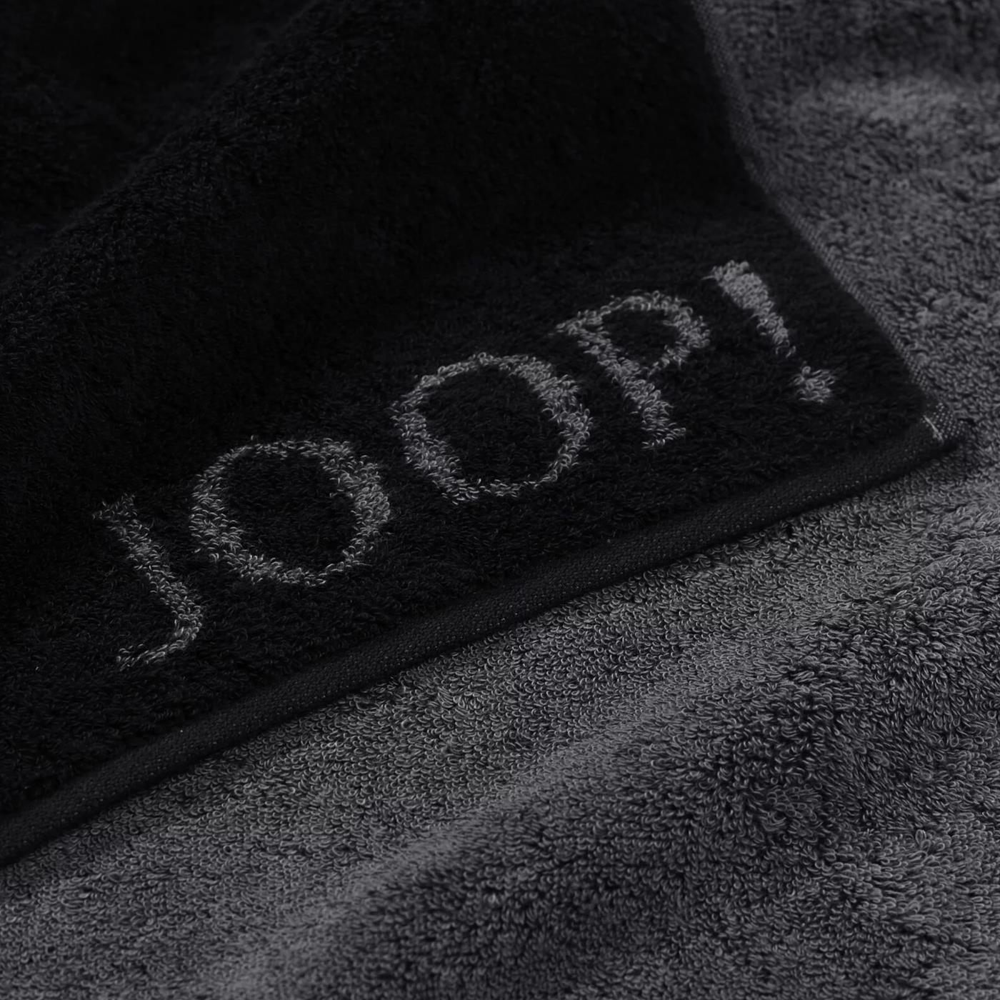 2 Stück Joop! Gästetuch Classic Schwarz Anthrazit 1600-90 30x50