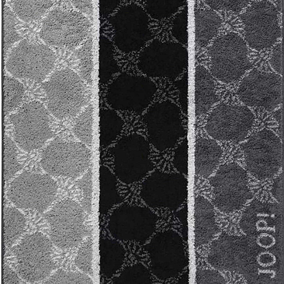 Handtuch-Serie Cornflower Stripes Schwarz