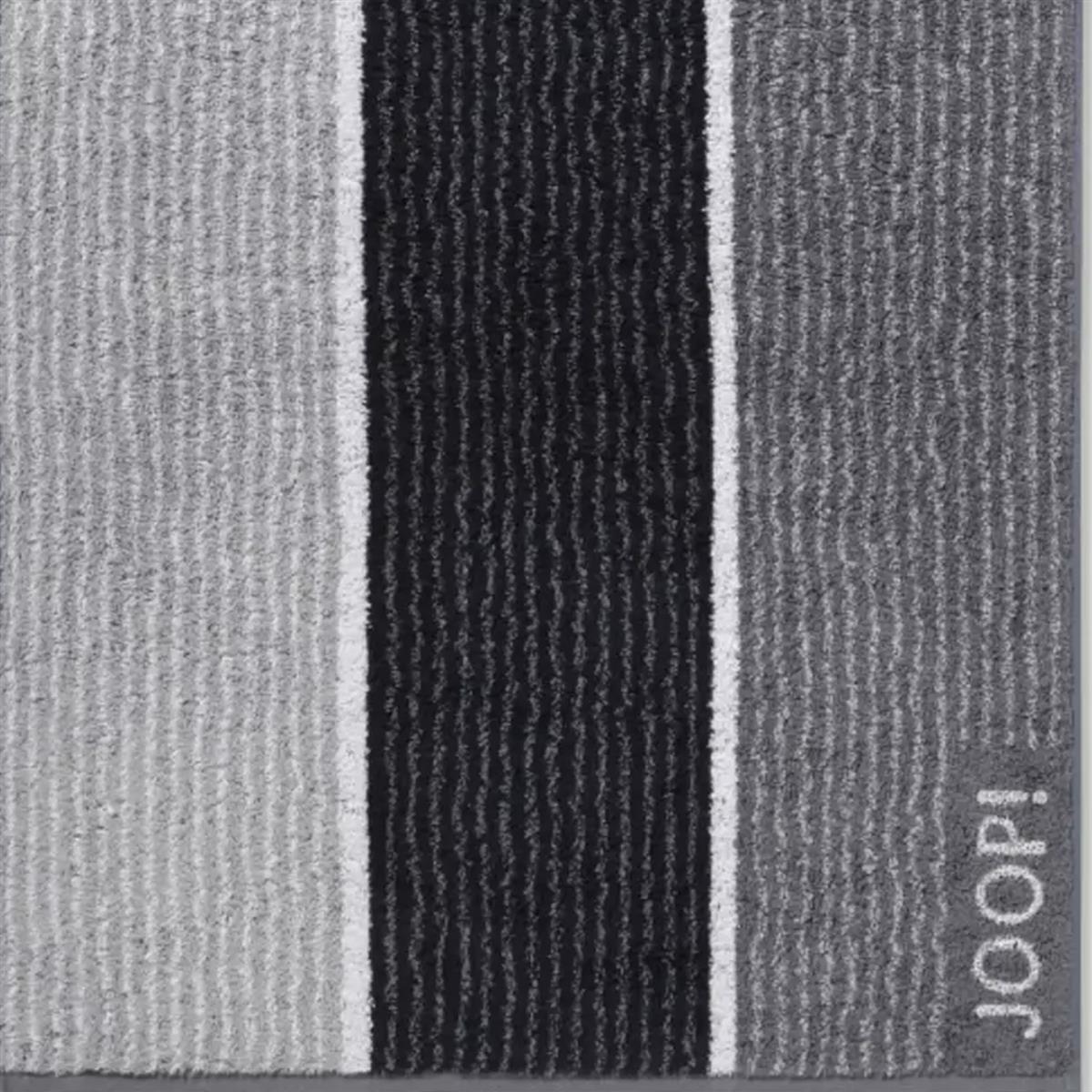 2 Stück Joop! Frottier Gästetuch 1658-97 Lines Schwarz 30x50