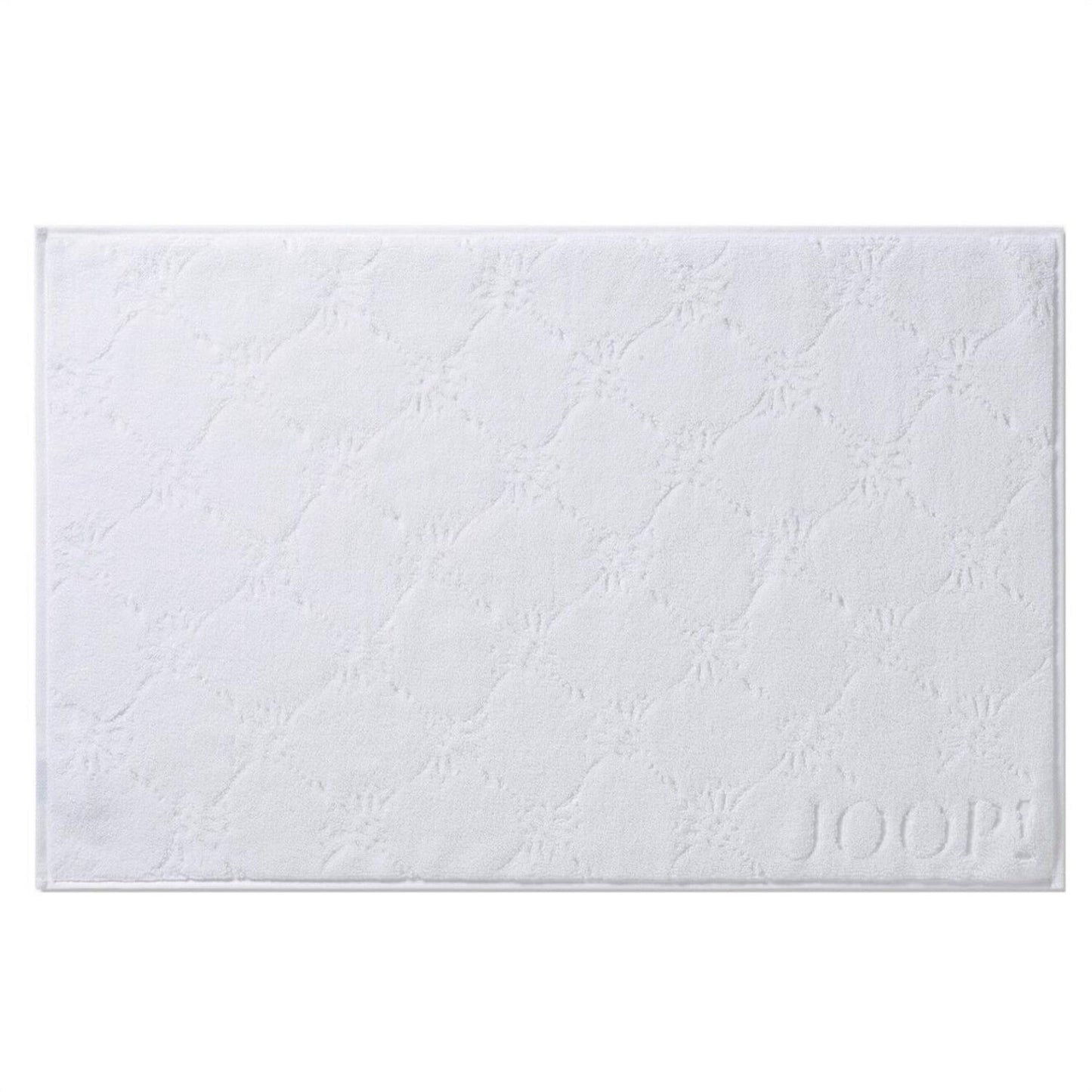 Joop! Badematte Duschvorleger Uni Cornflower 1670-600 Weiß 50x80