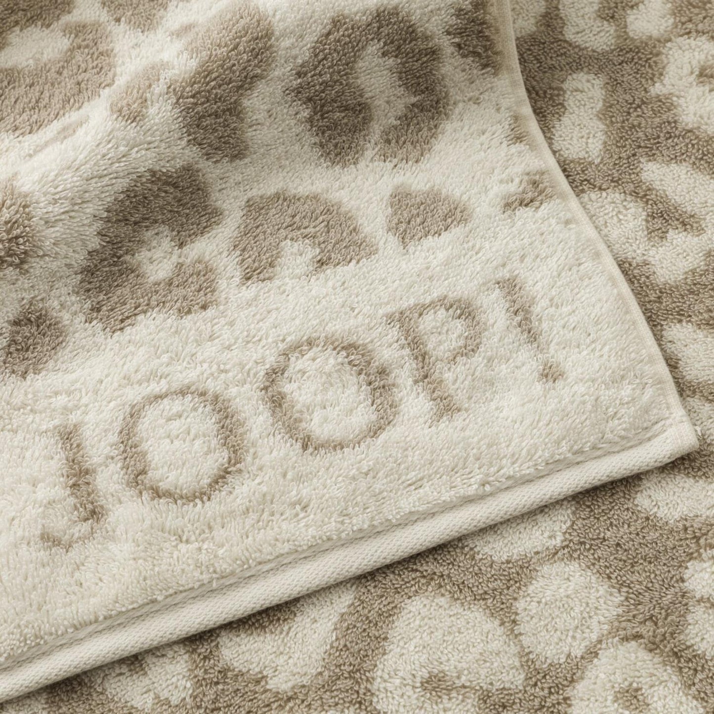 2 Stück Joop! Handtücher Leo Allover 1707-36 creme 50x100