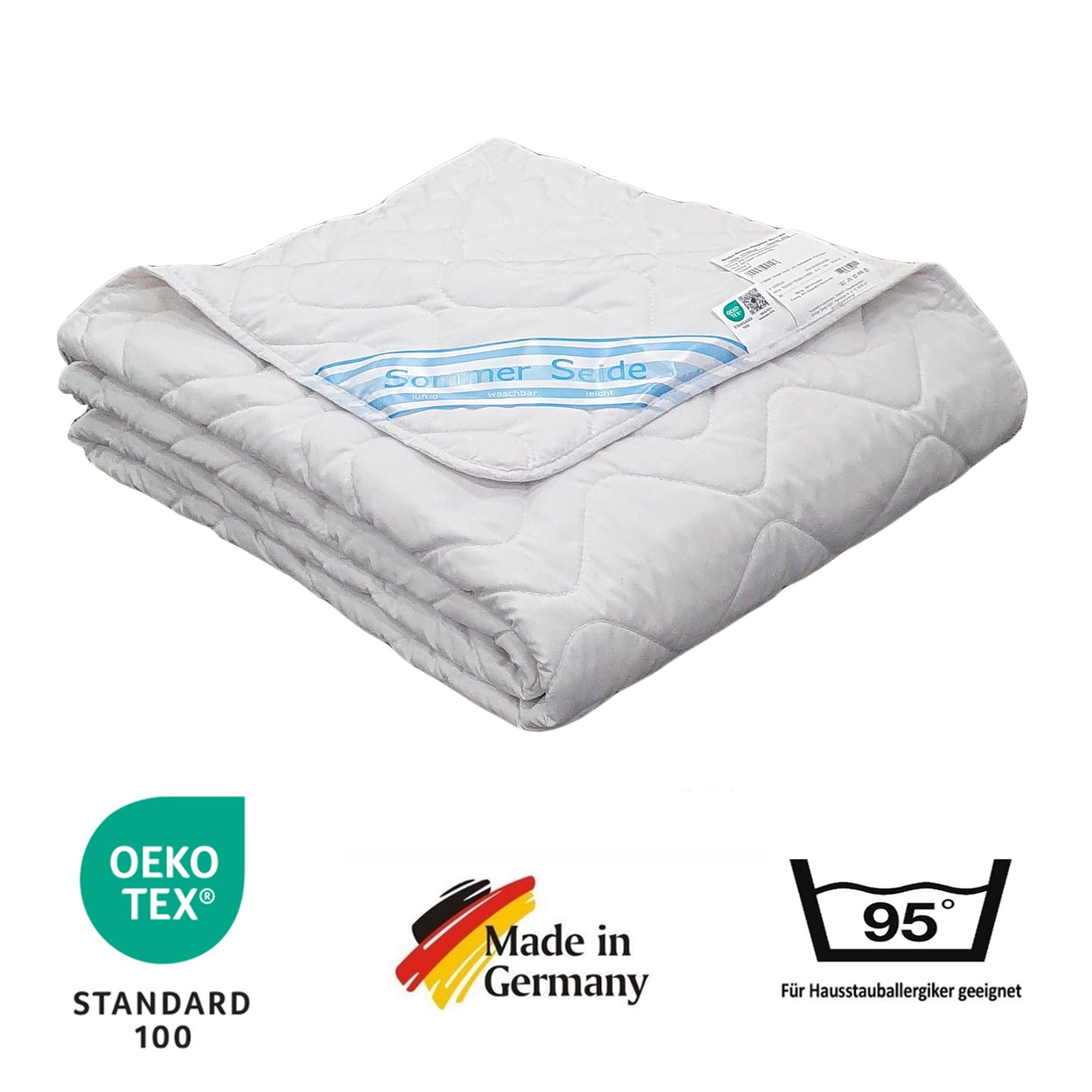 Wildseide Seide Baumwolle Sommerbett Sommerdecke Bettdecke 135x200 MS