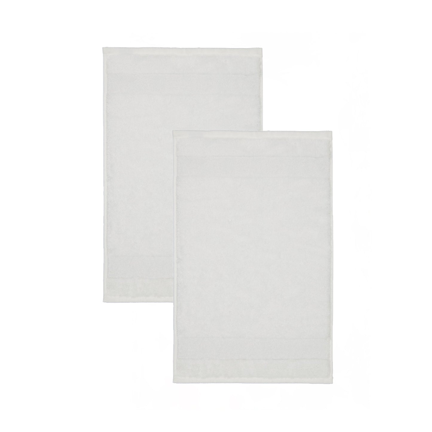 2 Stück Villeroy & Boch Gästetücher One 2550-600 brilliant white 30x50