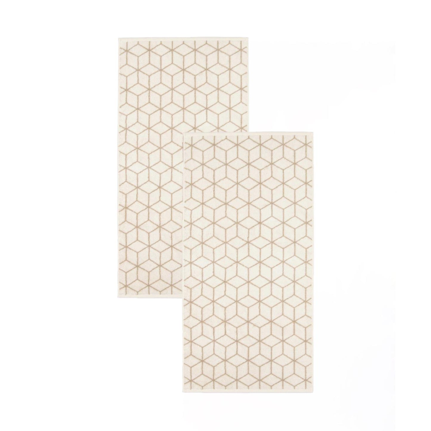 2 Stück Villeroy & Boch Handtuch Coordinates 2557-33 cashmere 50x100