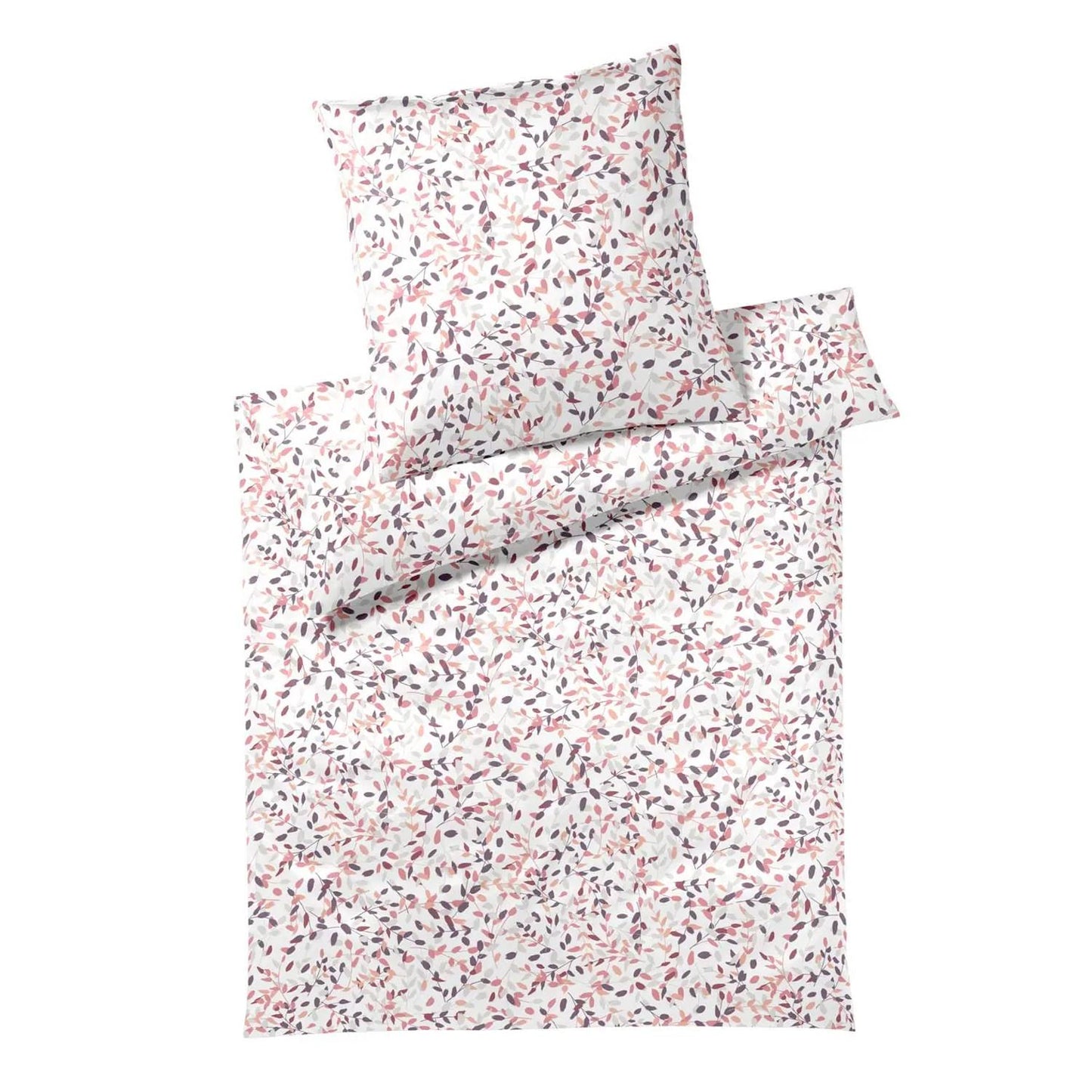Elegante Interlock Jersey Bettwäsche Visible 3585-1 Peach Rosa 135x200