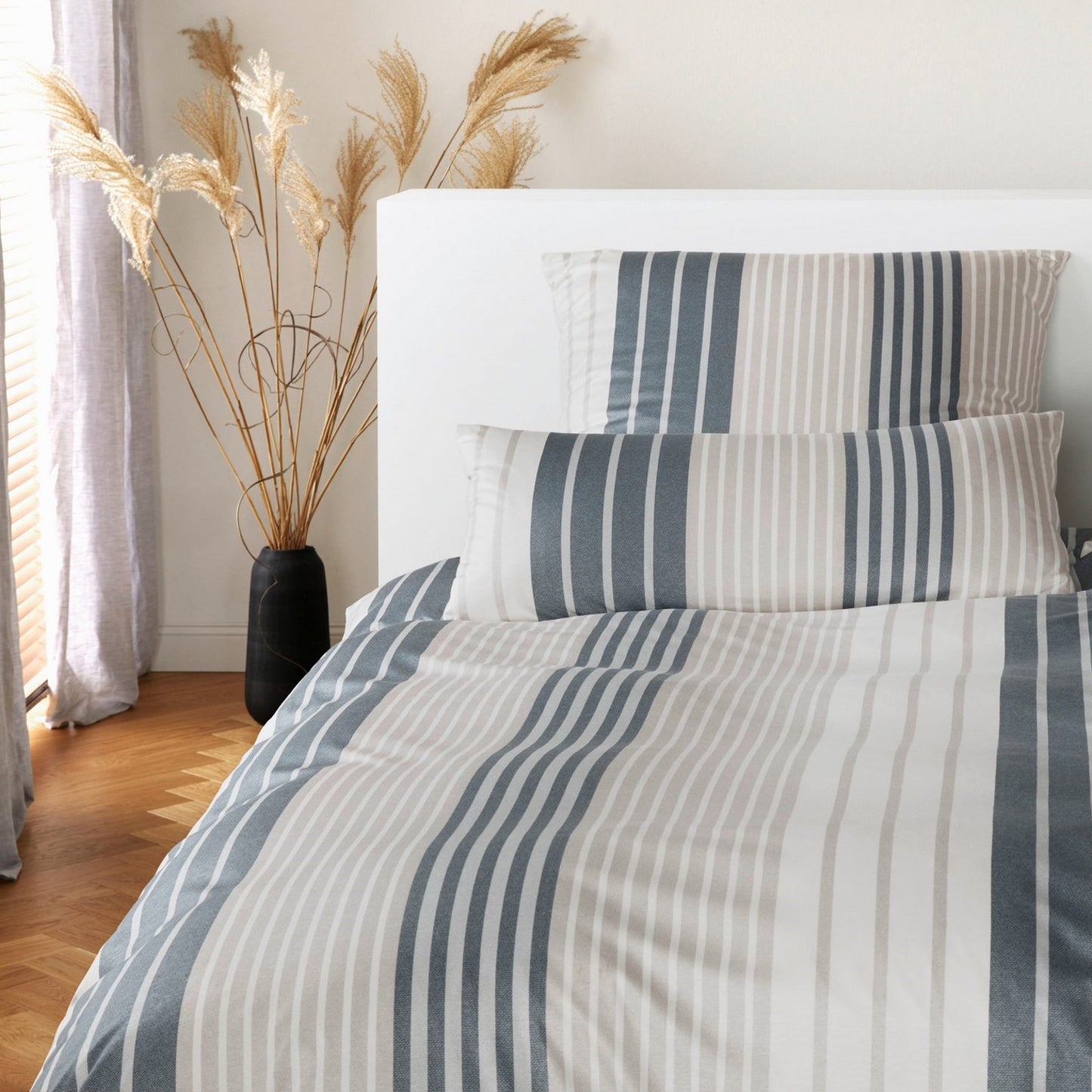 Elegante Interlock Jersey Bettwäsche Range 3604-9 anthrazit 135x200