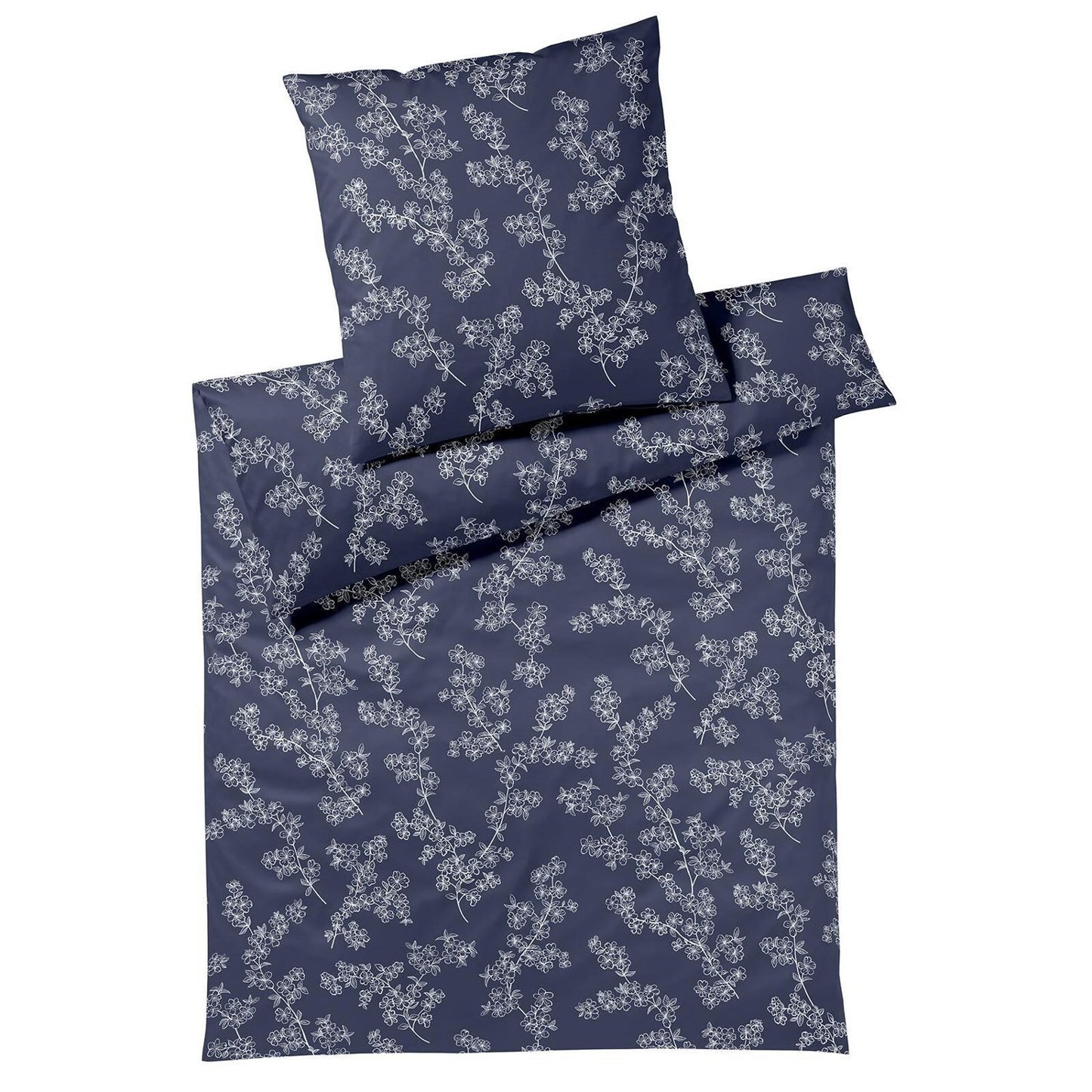 Elegante Interlock Jersey Bettwäsche Cherrie Blossom 3608-2 135x200