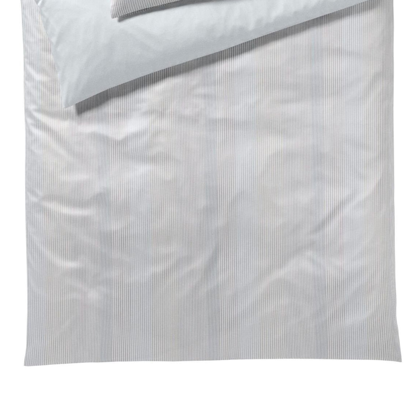 JOOP! Mako Satin Bettwäsche Groove 4107-9 silber Streifen 135x200