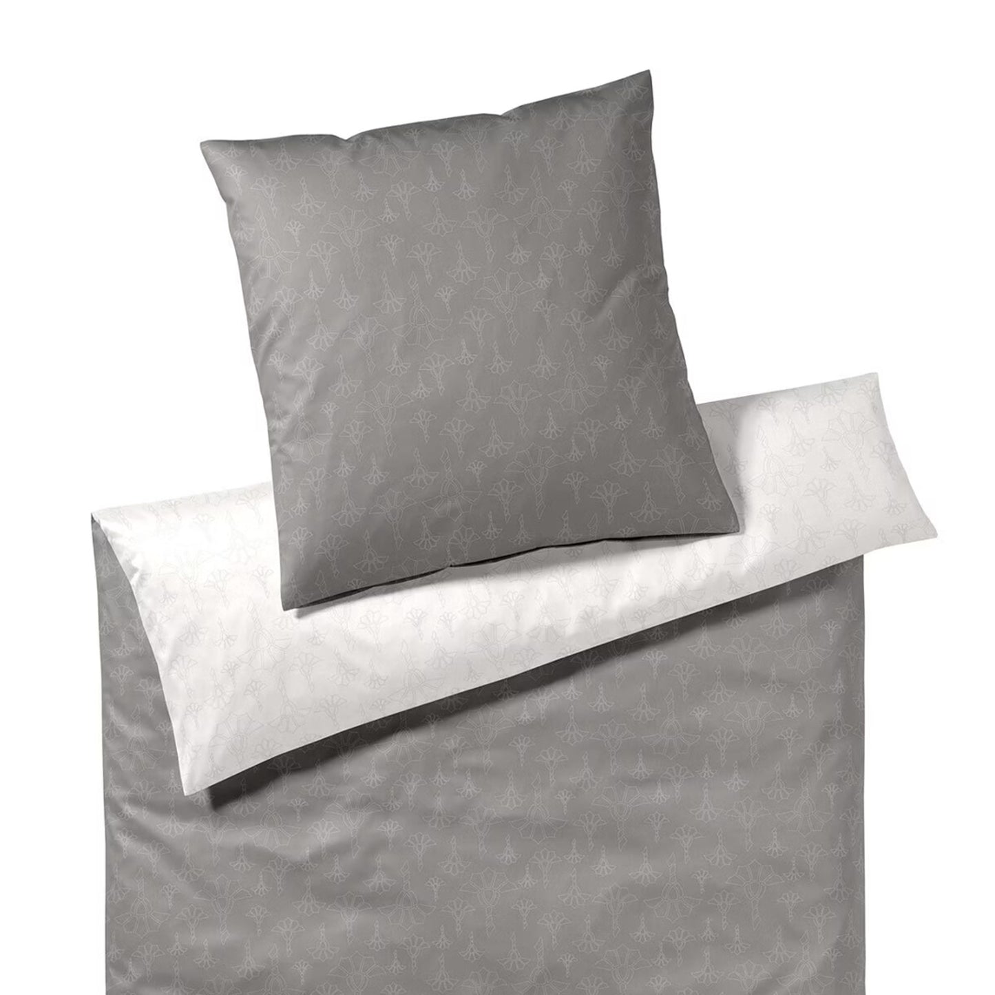 JOOP! Comfort Satin Bettwäsche Cornflower Glam 4114-9 graphit 135x200