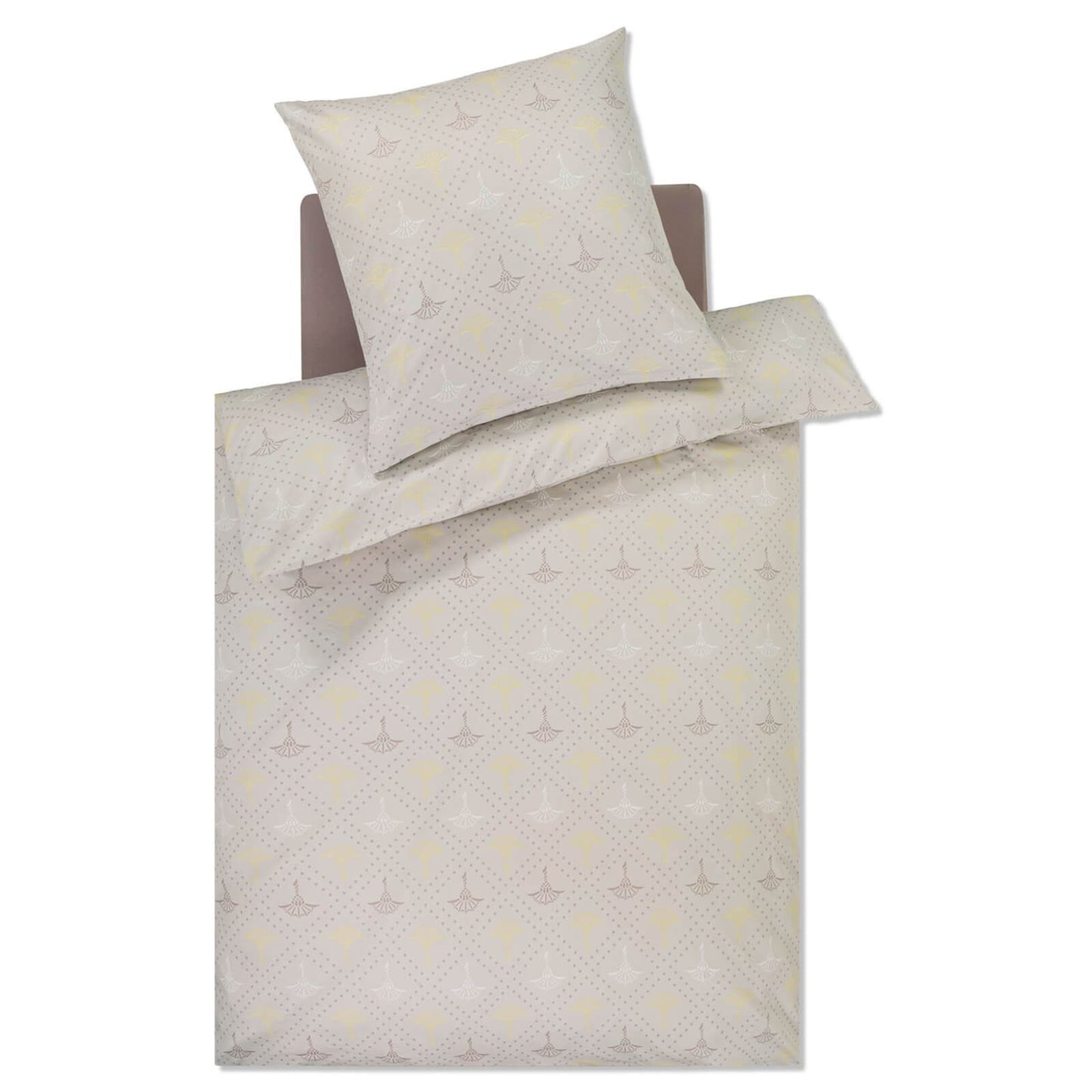 JOOP! Comfort Satin Bettwäsche Cornflower Charm 4117-3 natur 135x200