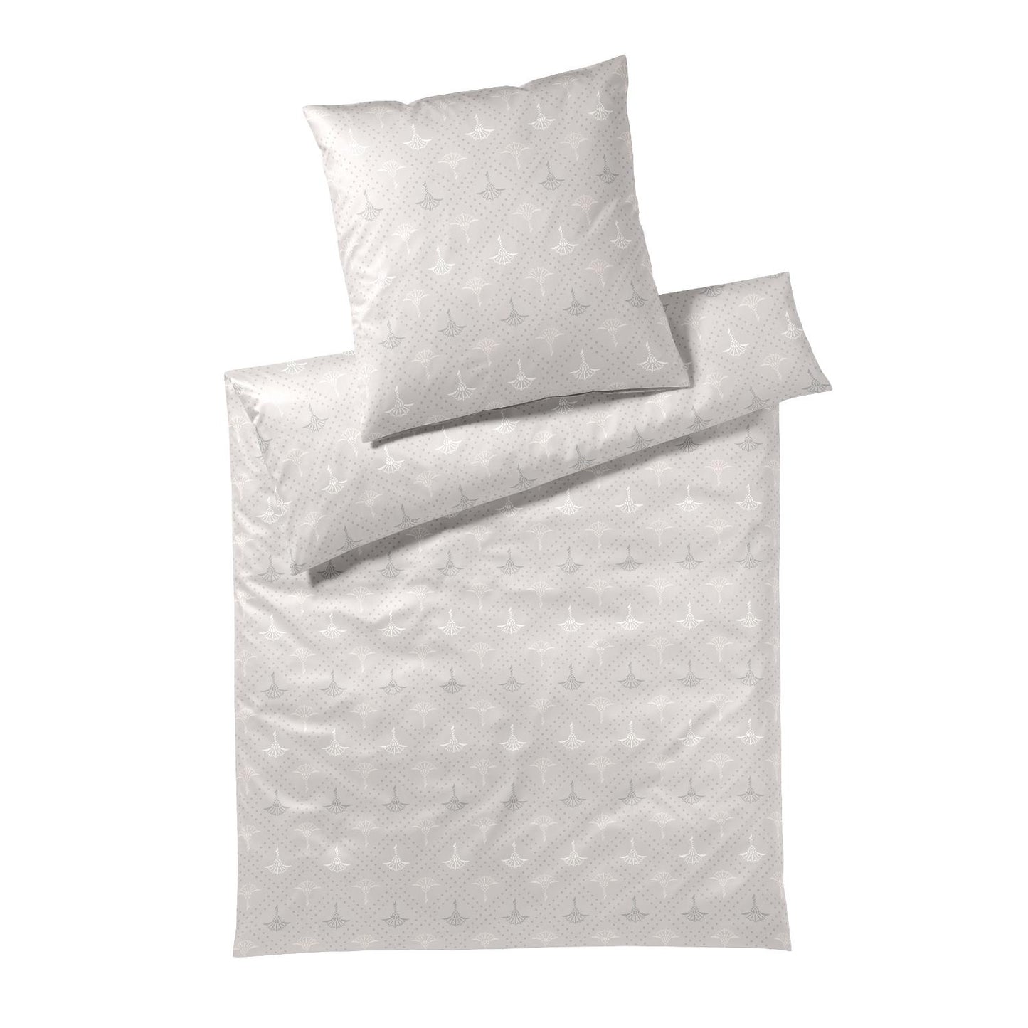 JOOP! Comfort Satin Bettwäsche Cornflower Charm 4117-9 silber 135x200