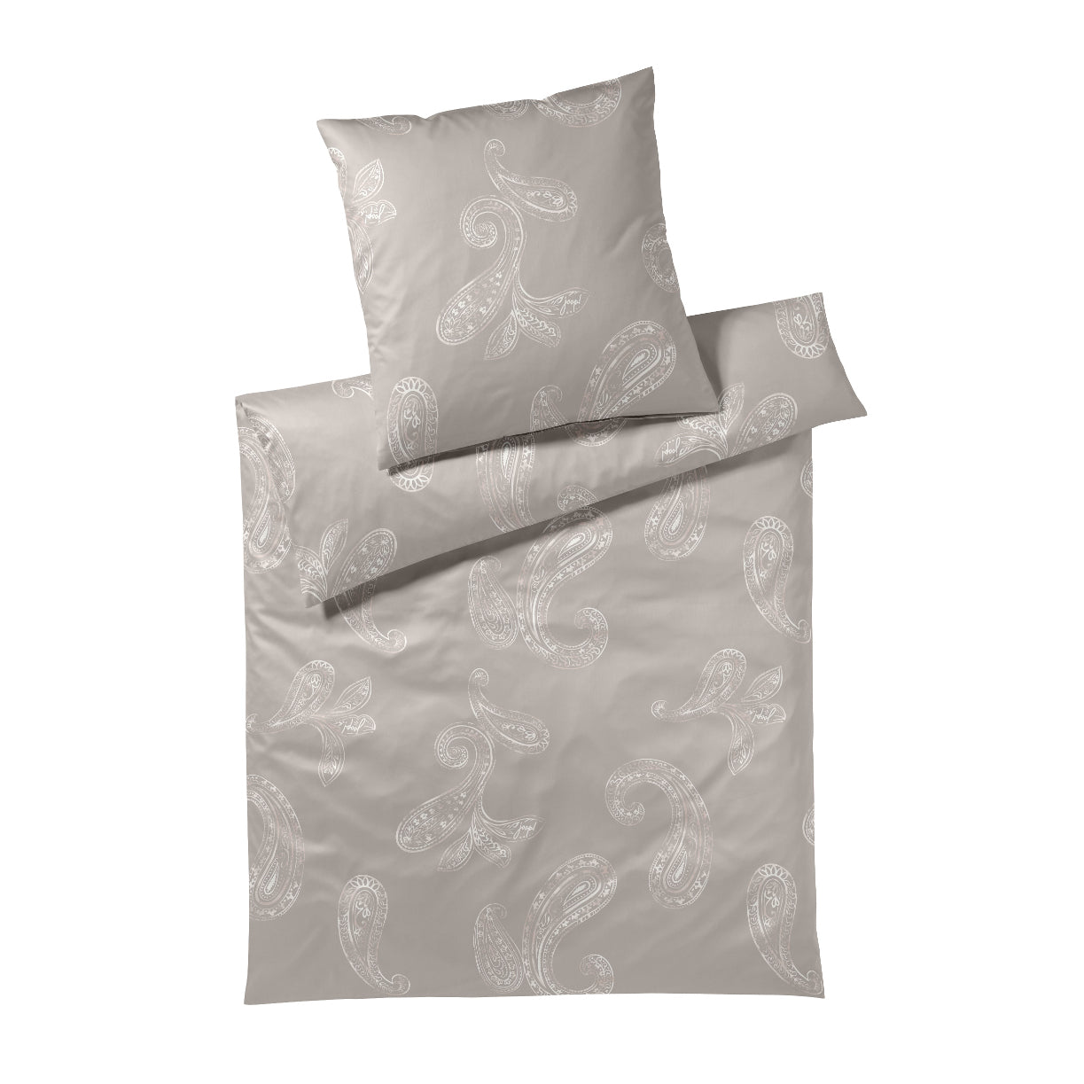 JOOP! Comfort Satin Bettwäsche 4120-7 Paisley Taupe 135x200