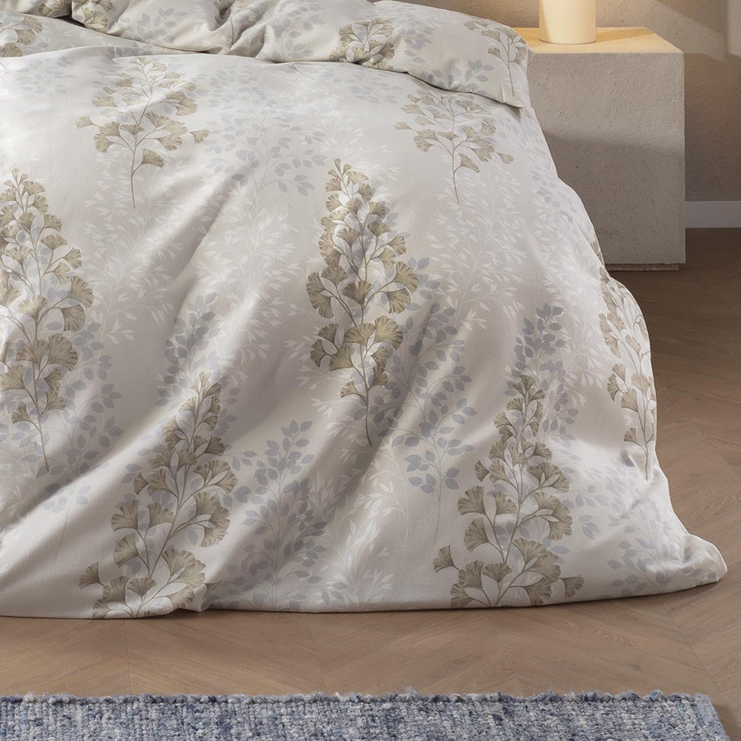 Estella Edelflanell Bettwäsche Merano 5475-230 Rispen Natur 135x200