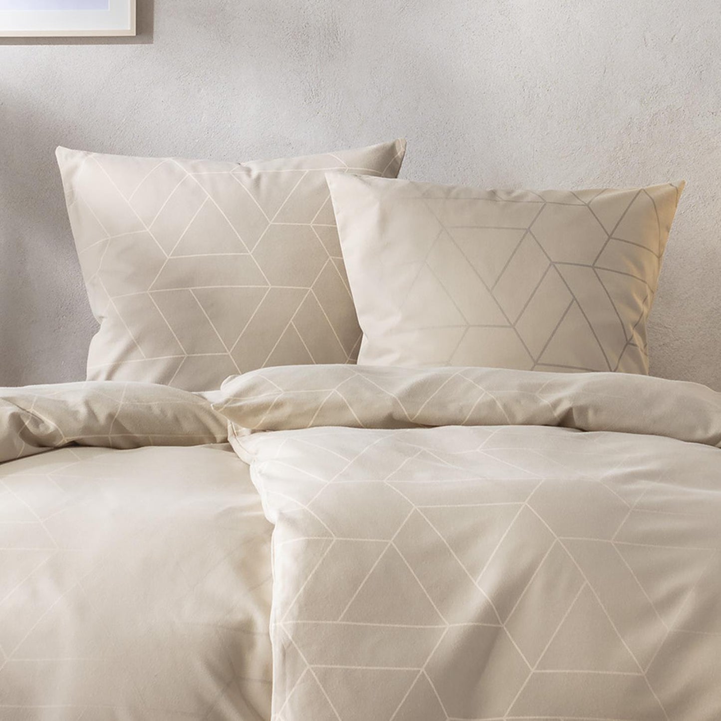 Estella Edelflanell Bettwäsche Andriano 5477-230 Geometrisch 135x200