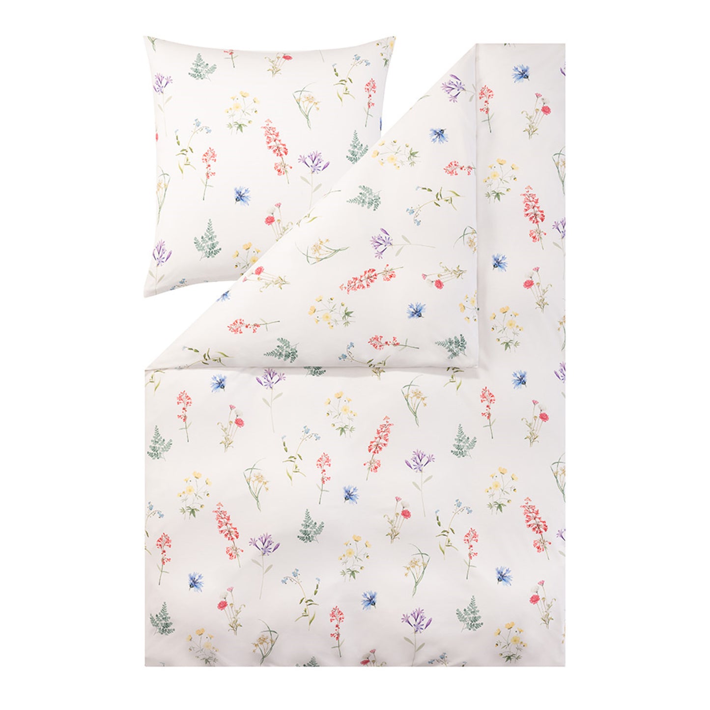 Estella Interlock Jersey Bettwäsche Verna 6302-985 Blumenwiese 135x200