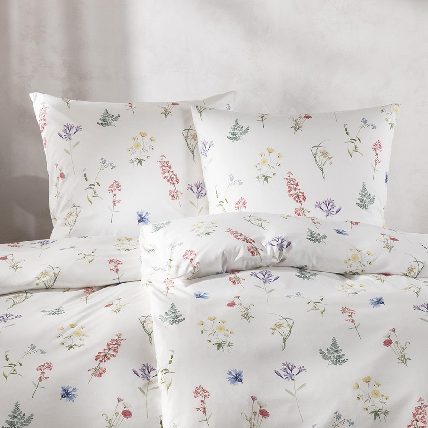 Estella Interlock Jersey Bettwäsche Verna 6302-985 Blumenwiese 135x200