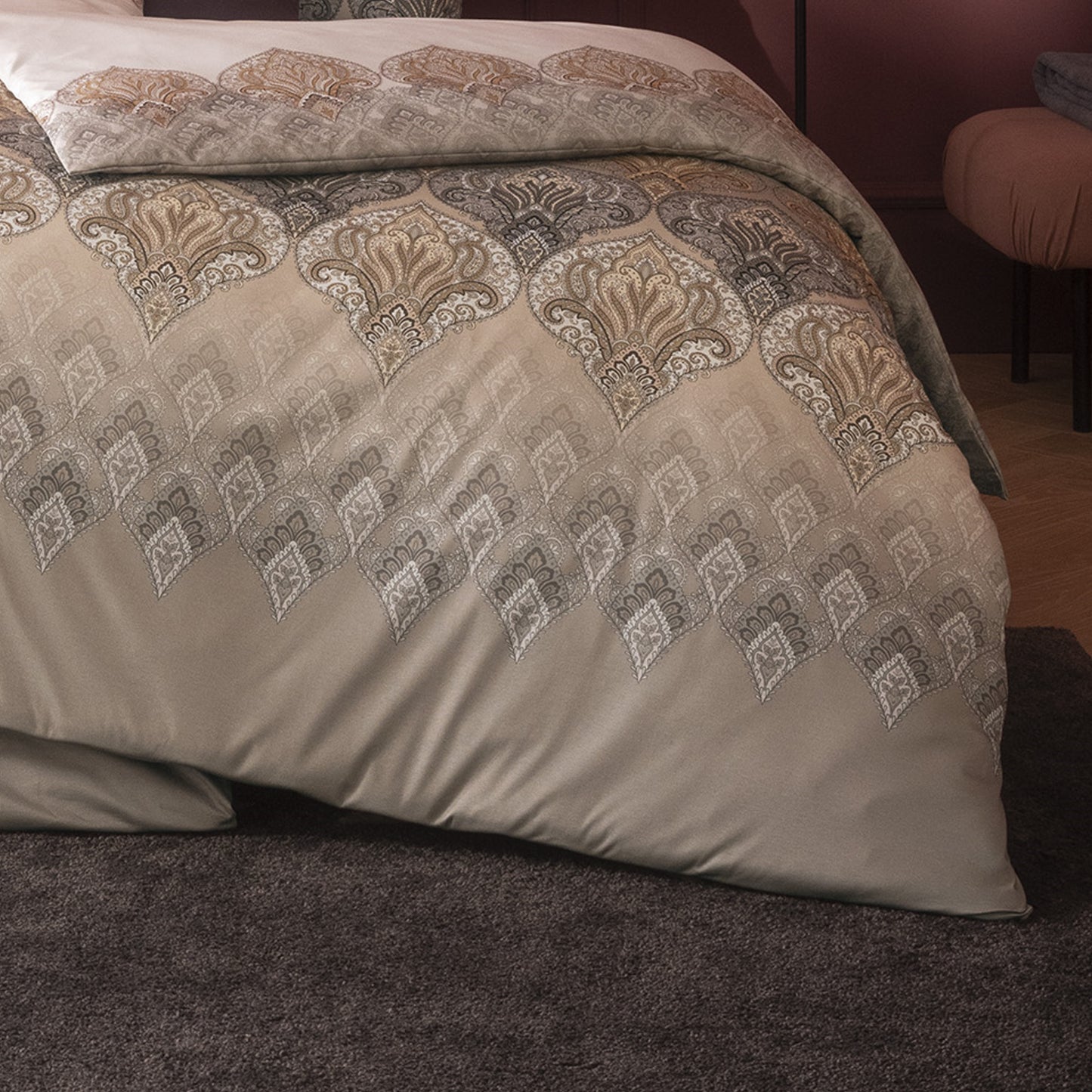 Estella Interlock Jersey Bettwäsche Sophia 6347-800 Kiesel 135x200