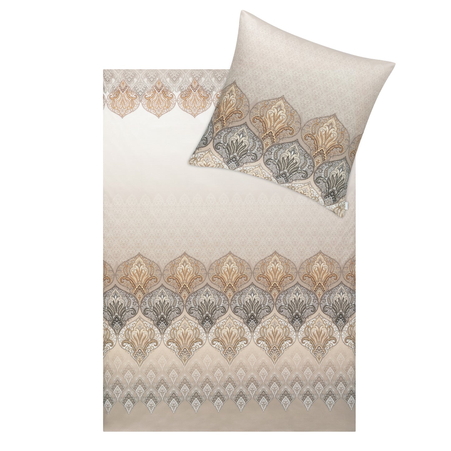 Estella Interlock Jersey Bettwäsche Sophia 6347-800 Kiesel 135x200