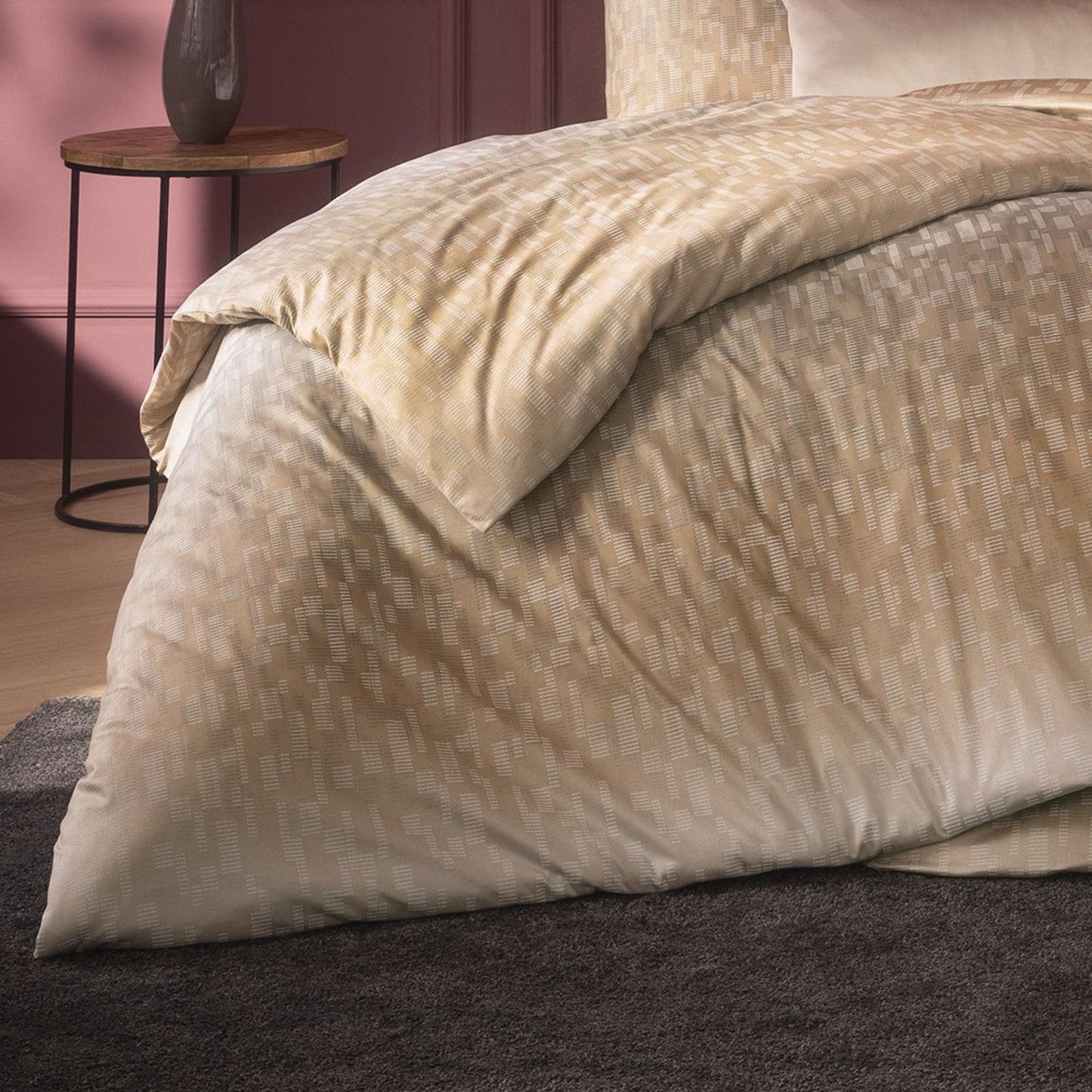 Estella Interlock Jersey Bettwäsche Viktor 6369-320 Karamel 135x200