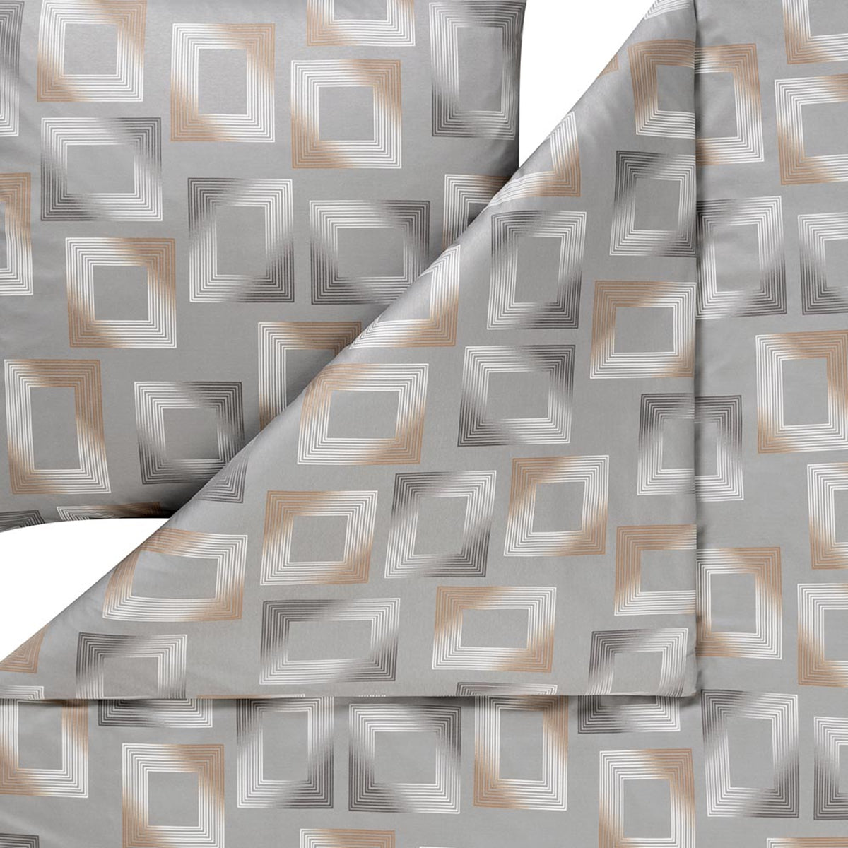 Estella Interlock Jersey Bettwäsche Heiko 6542-810 grau 155x220