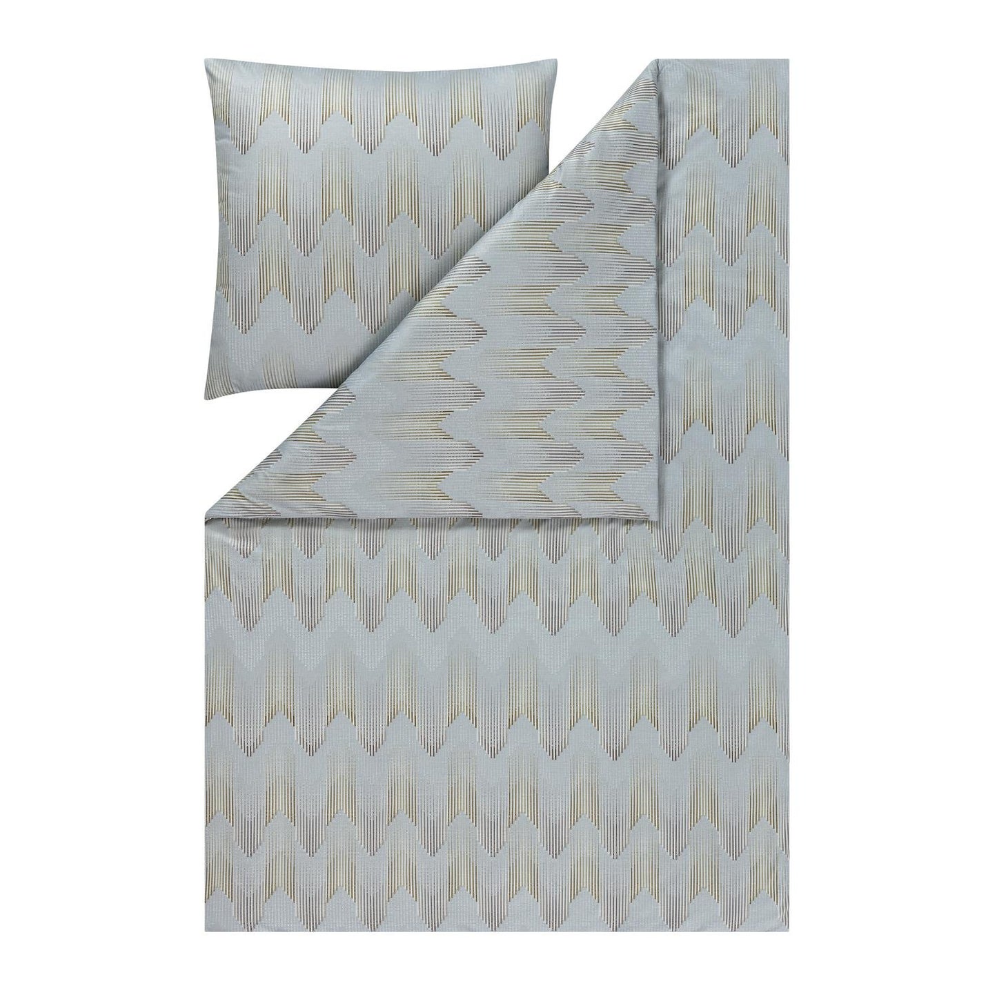 Estella Interlock Jersey Bettwäsche Cielo 6613-810 Grau Taupe 135x200