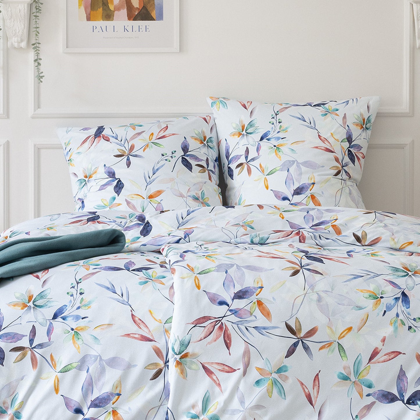 Estella Interlock Jersey Bettwäsche Delphine 6625-985 Blätter 135x200