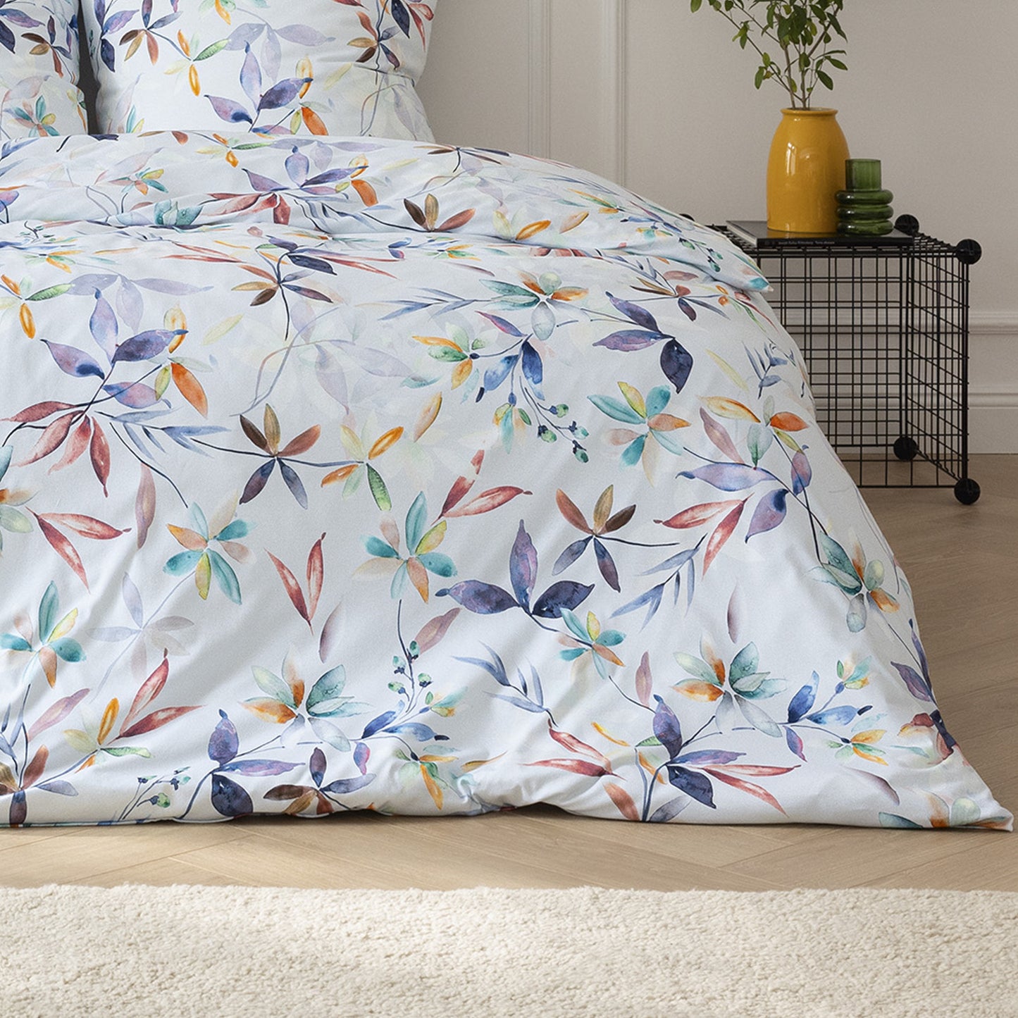 Estella Interlock Jersey Bettwäsche Delphine 6625-985 Blätter 135x200