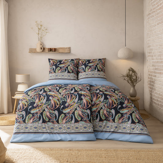 Estella Interlock Jersey Bettwäsche Siena 6627-606 Paisley 135x200