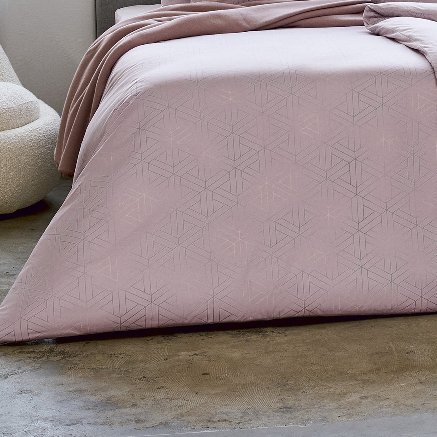 Estella Interlock Jersey Bettwäsche Pippa 6898-70 Rosenholz 135x200