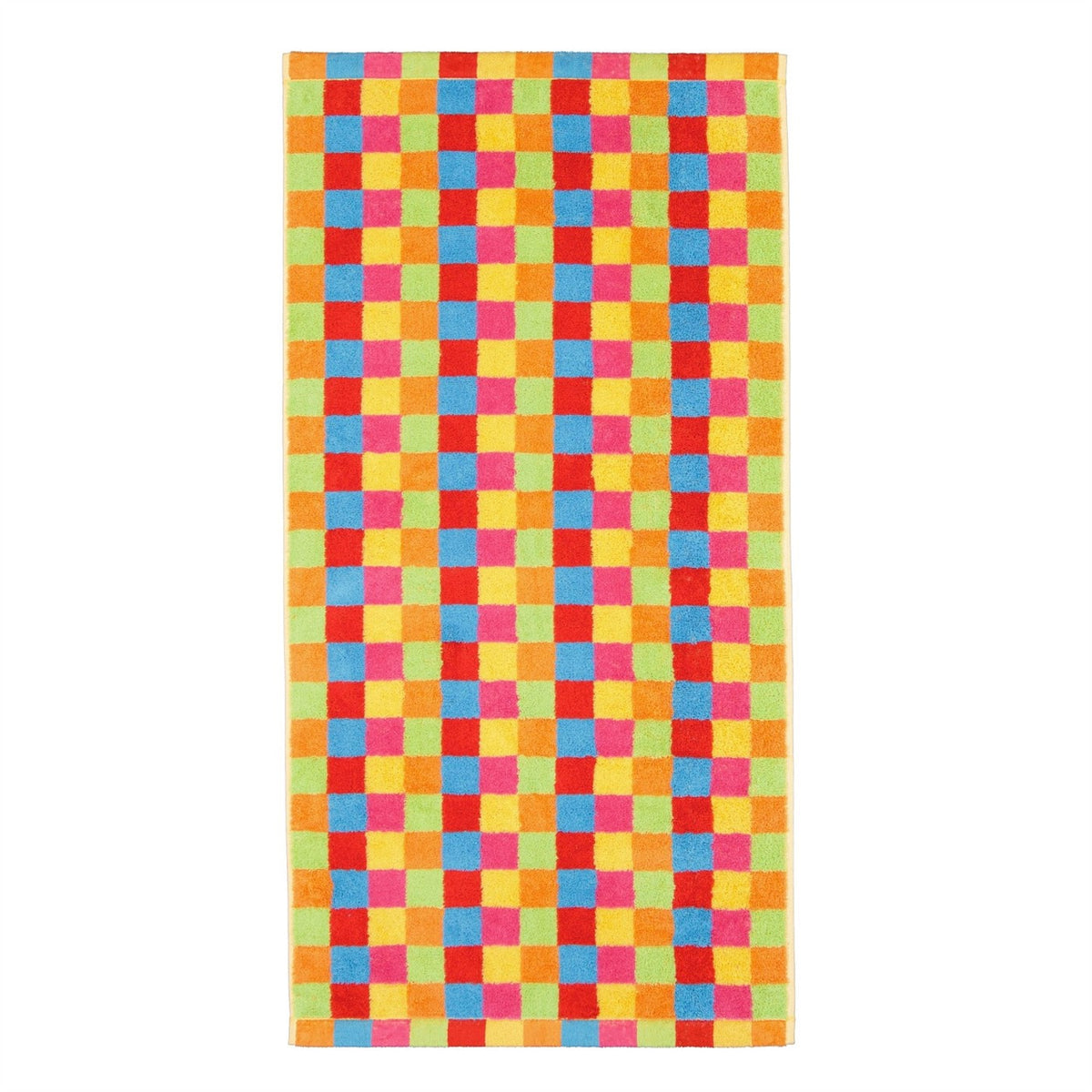 4er Handtuch-Set 50 x 100 cm Life Style Kariert Mehrfarbig