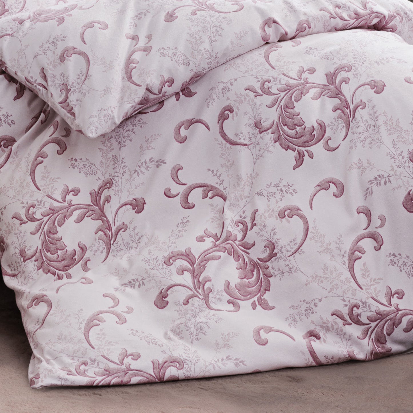 Janine Flanell Bettwäsche Chinchilla S 78068-01 Ornamente 135x200