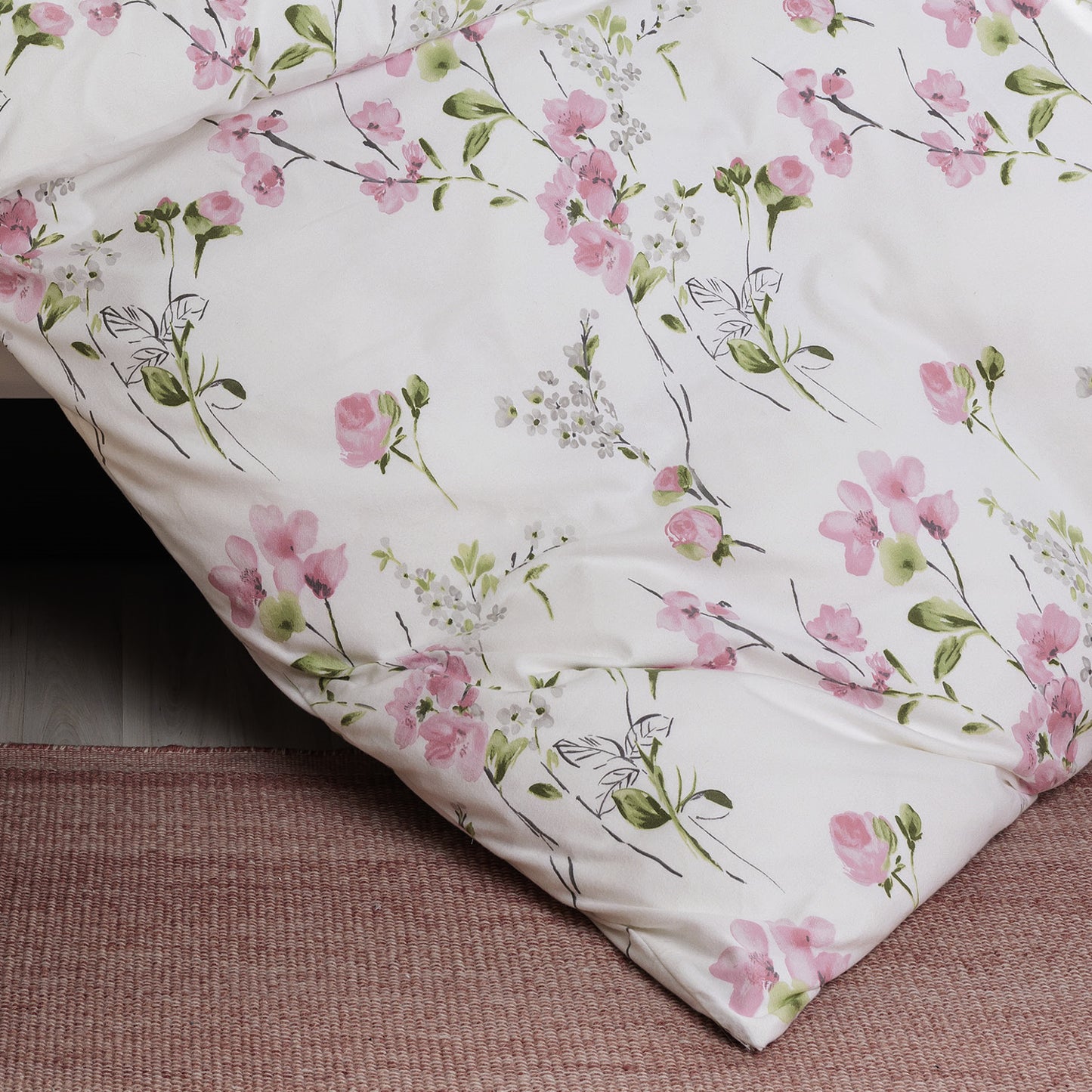 Janine Flanell Bettwäsche Chinchilla S 78069-01 Blüten 135x200