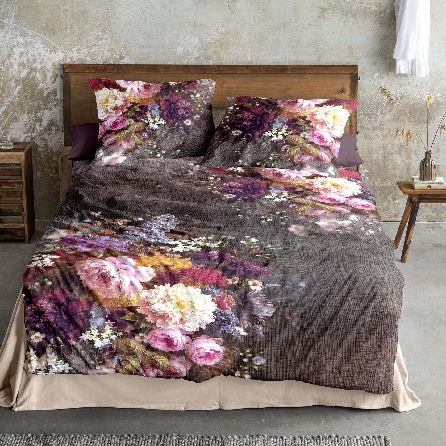 Irisette Flausch Cotton Bettwäsche Zobel 8551-90 Multi Blumen 135x200