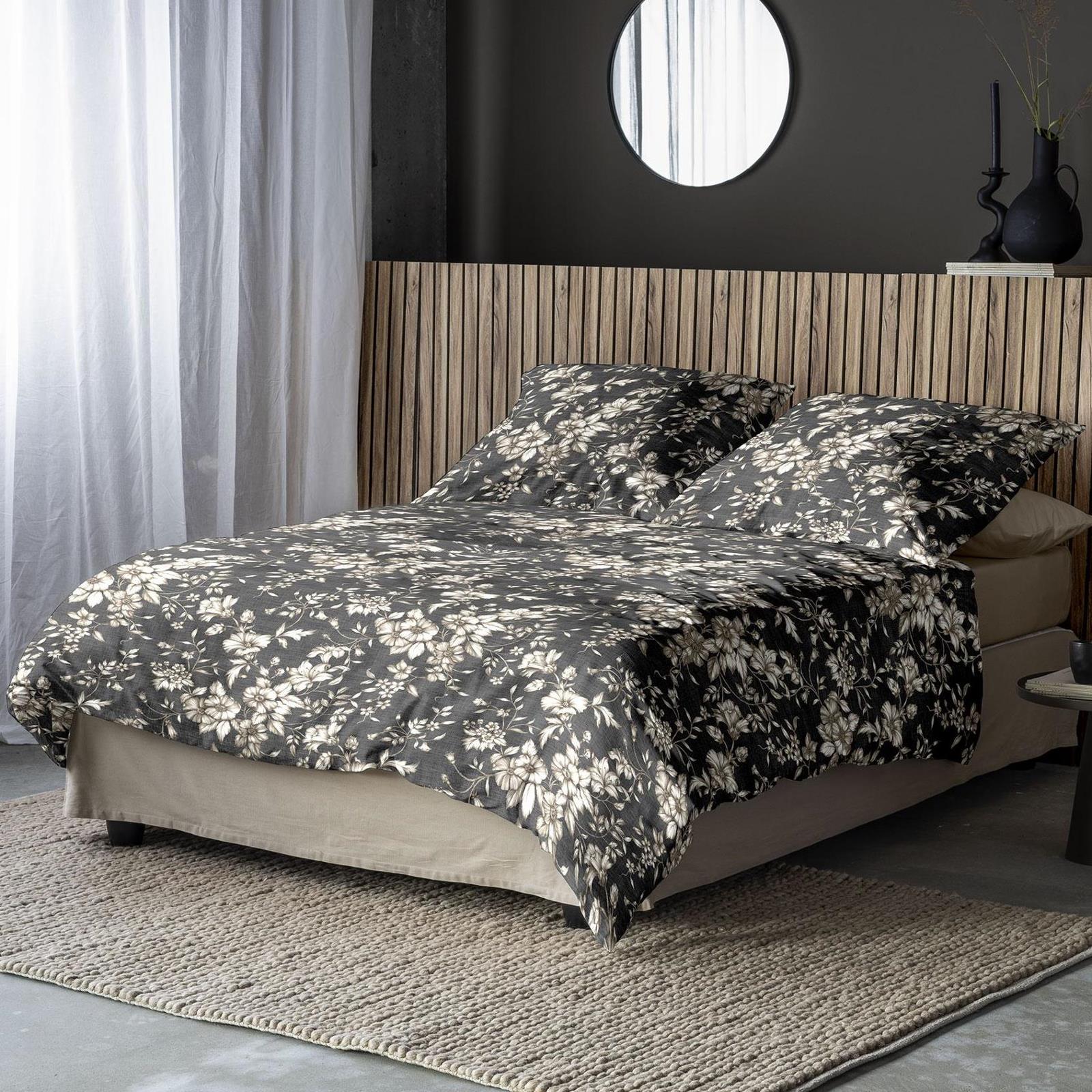 Irisette Flausch Cotton Bettwäsche Zobel Grau 135 x 200 cm – bettenhaus-breuer