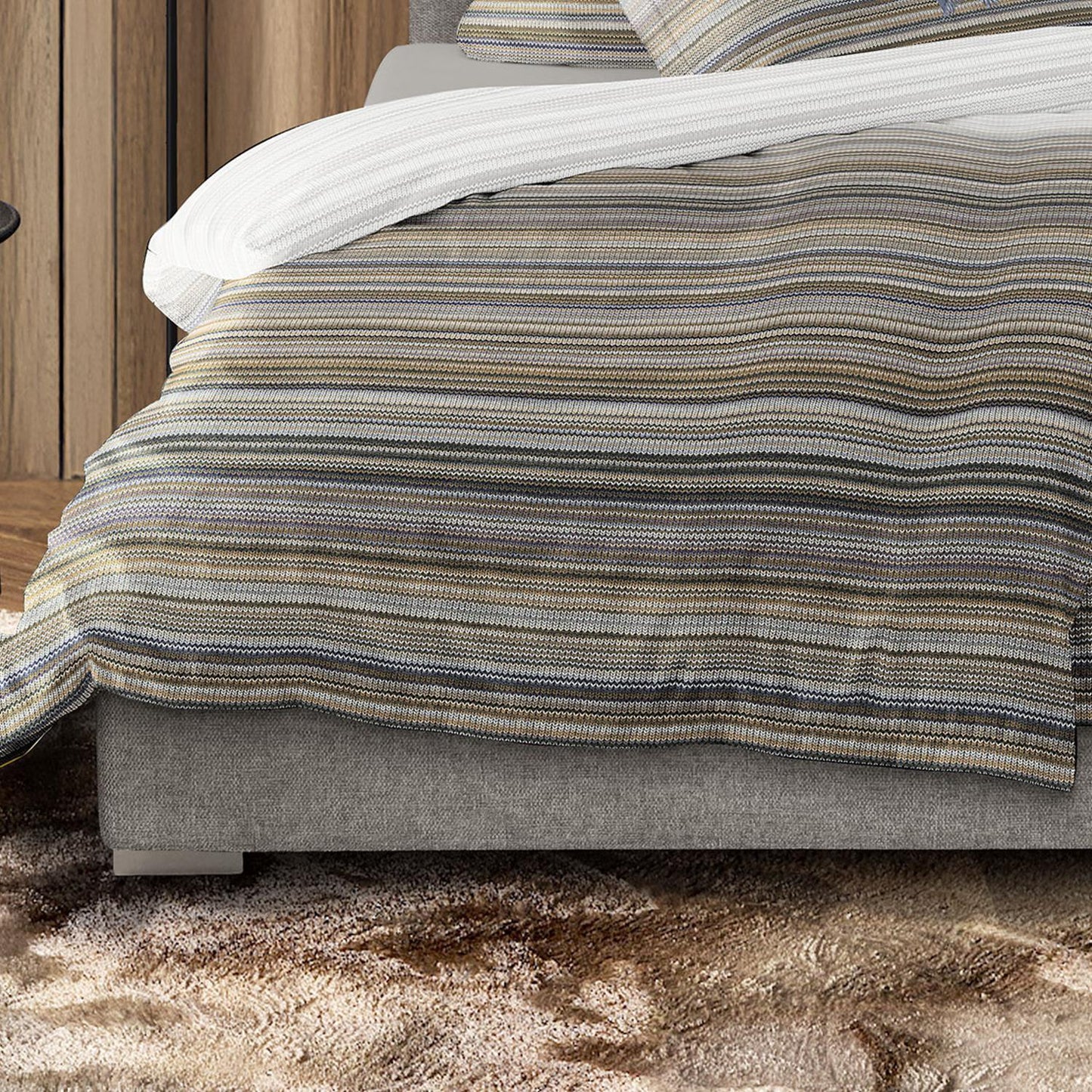 Irisette Flausch Cotton Bettwäsche Zobel 8630-80 Hase Braun 135x200