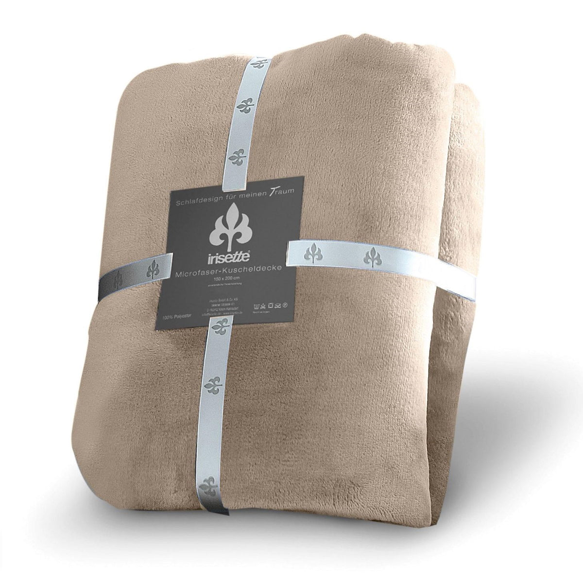 Irisette Wohndecke Flausch Kuscheldecke Relax 8900-87 Mocca 150x200