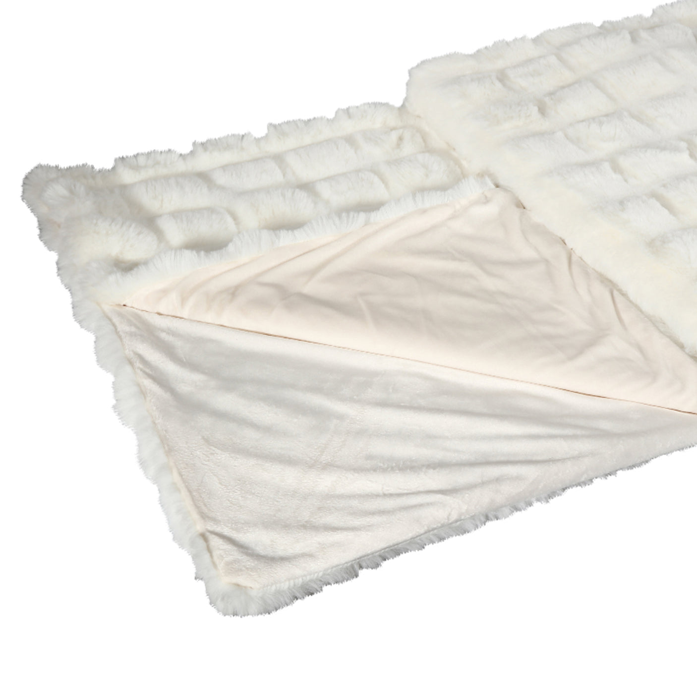 Eskimo Webpelzdecke Wohndecke Felldecke Cloud creme 150x200
