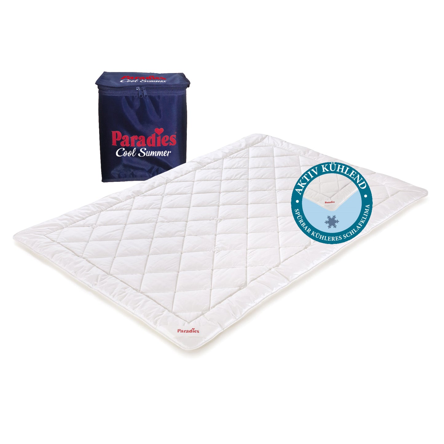 Paradies Cool Comfort kühlende Sommer Bettdecke Sommerdecke 135x200