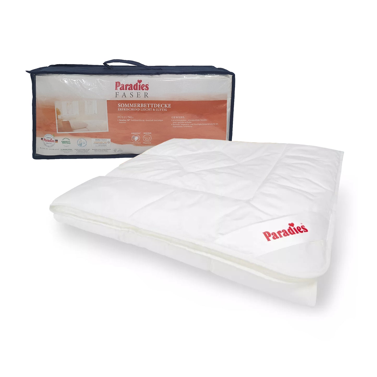 Paradies Fill Sommerbett Halia Sommer Bettdecke Sommerdecke 155x220