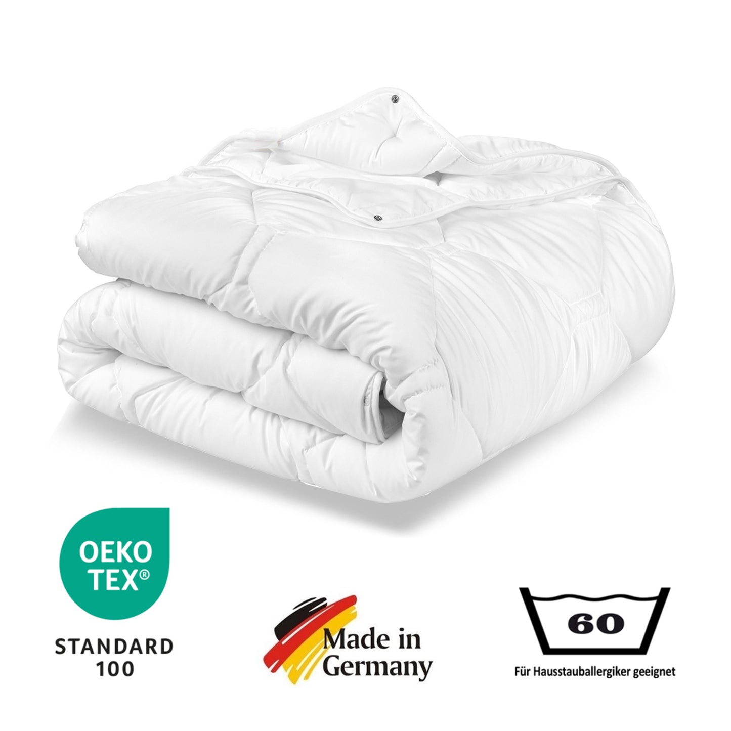 Garanta 4 Jahreszeiten Bettdecke Sommerbett Winterbett 155x220 60°