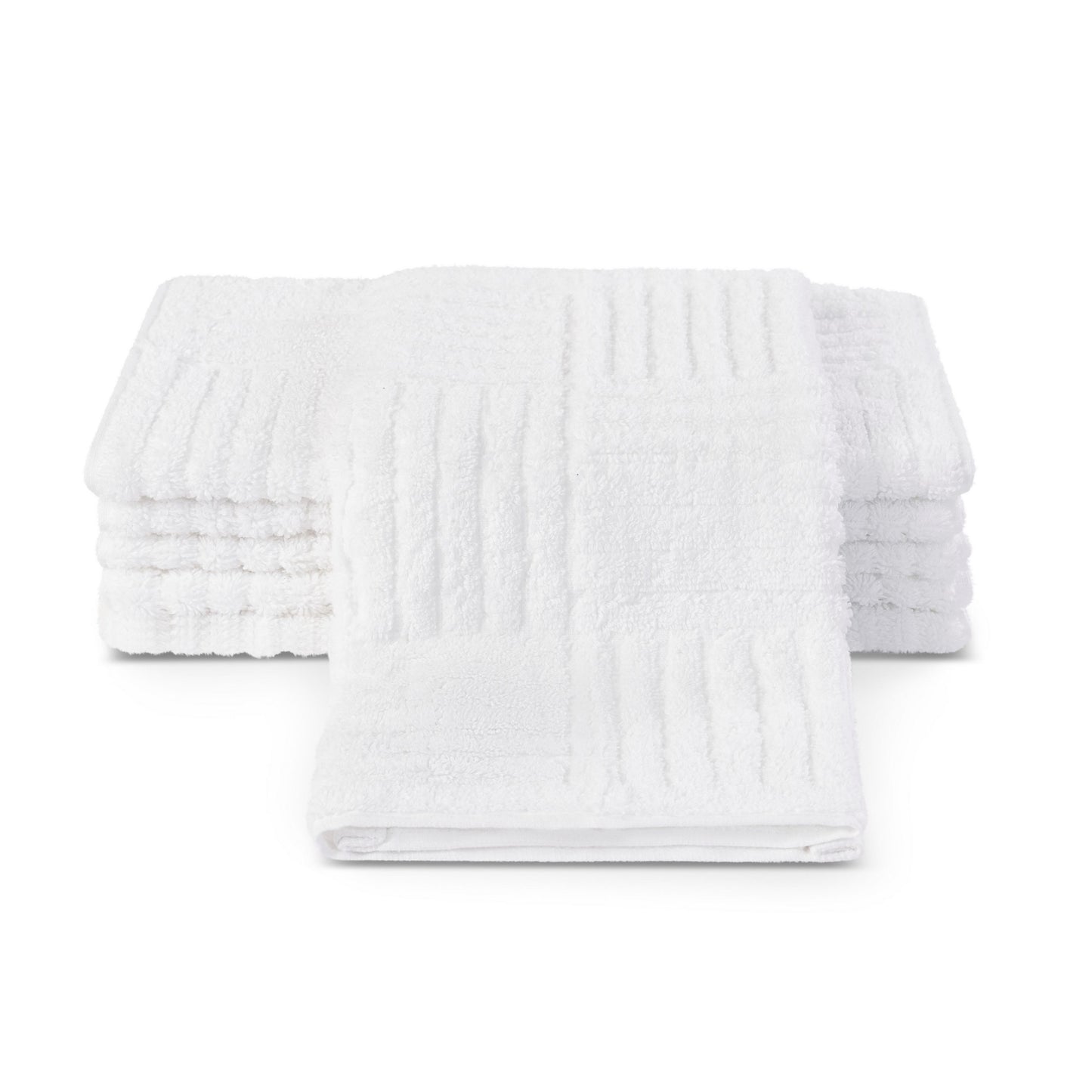 Ross Frottier Handtuch 4400-00 Carre weiß 50x100 100% Baumwolle