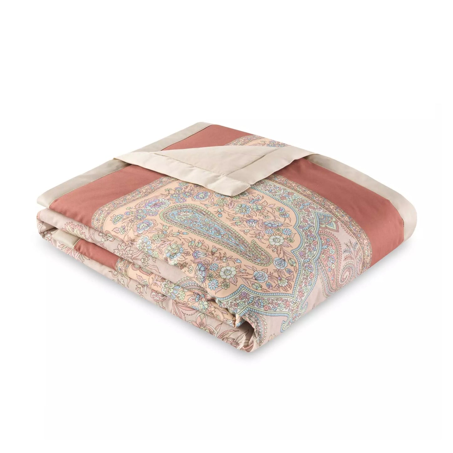 Bassetti Granfoulard Plaid Decke Wohndecke Indian Roses v41 135x190