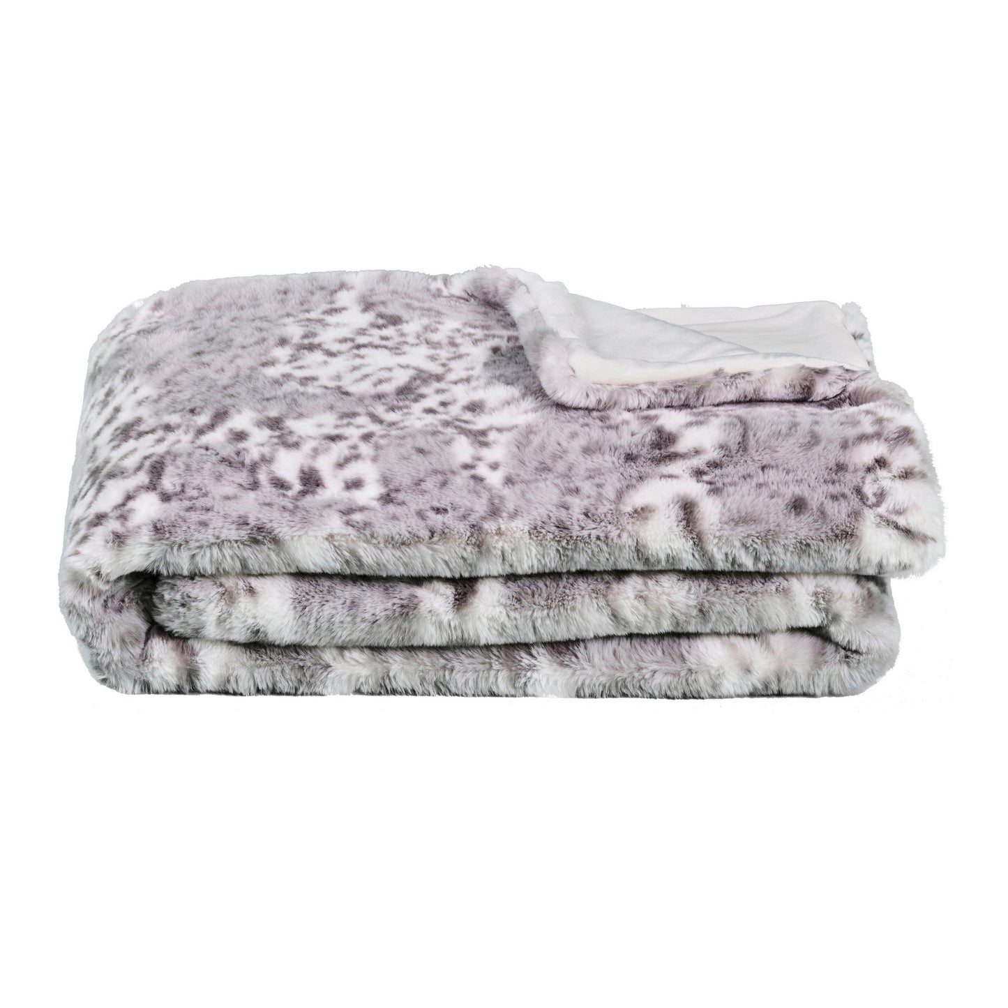 Felldecke Star Home Wohndecke Irbis Webpelz Fell Schneeleopard 150x200