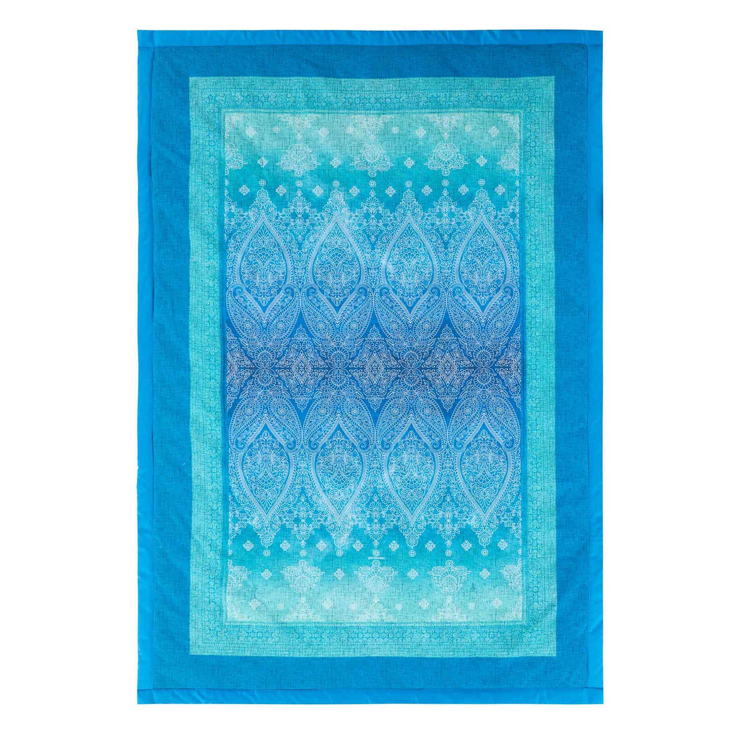 Bassetti Granfoulard Plaid Decke Wohndecke Kerala B1 blau 135x190