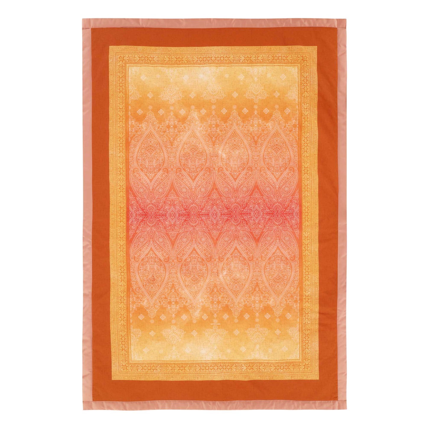 Bassetti Granfoulard Plaid Decke Wohndecke Kerala O1 orange 135x190