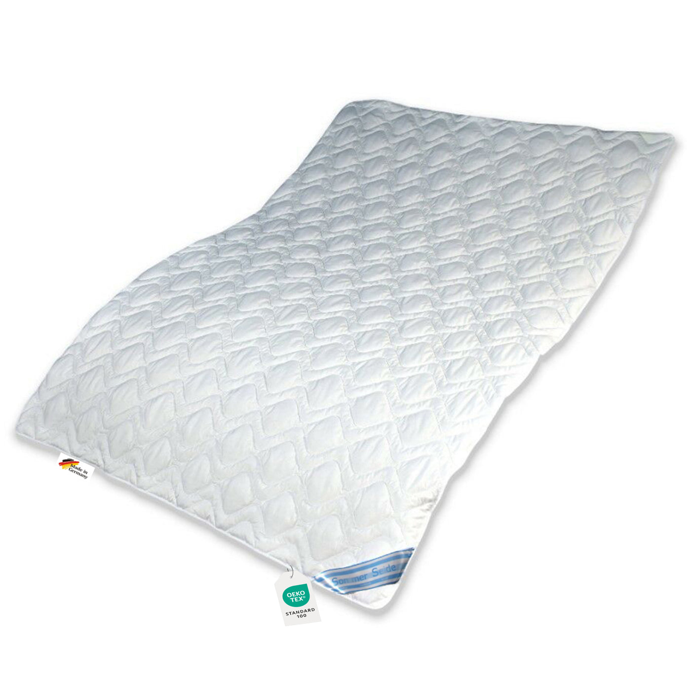 Wildseide Seide Baumwolle Sommerbett Sommerdecke Bettdecke 200x200 MS