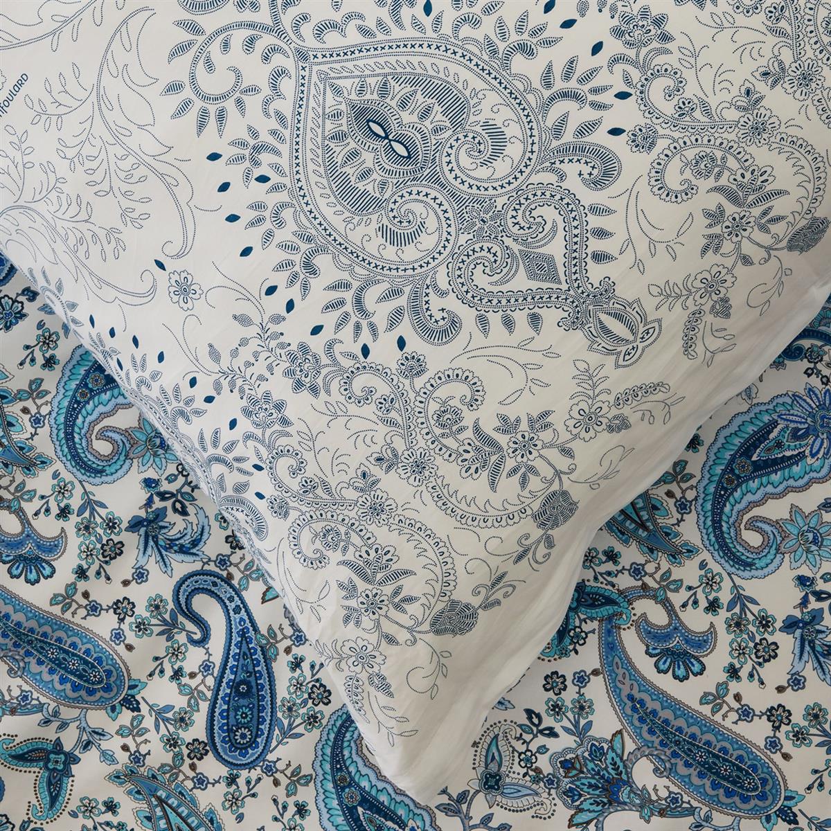 Bettwäsche Bassetti Mako Satin Monnalisa C1 türkis blau 135x200