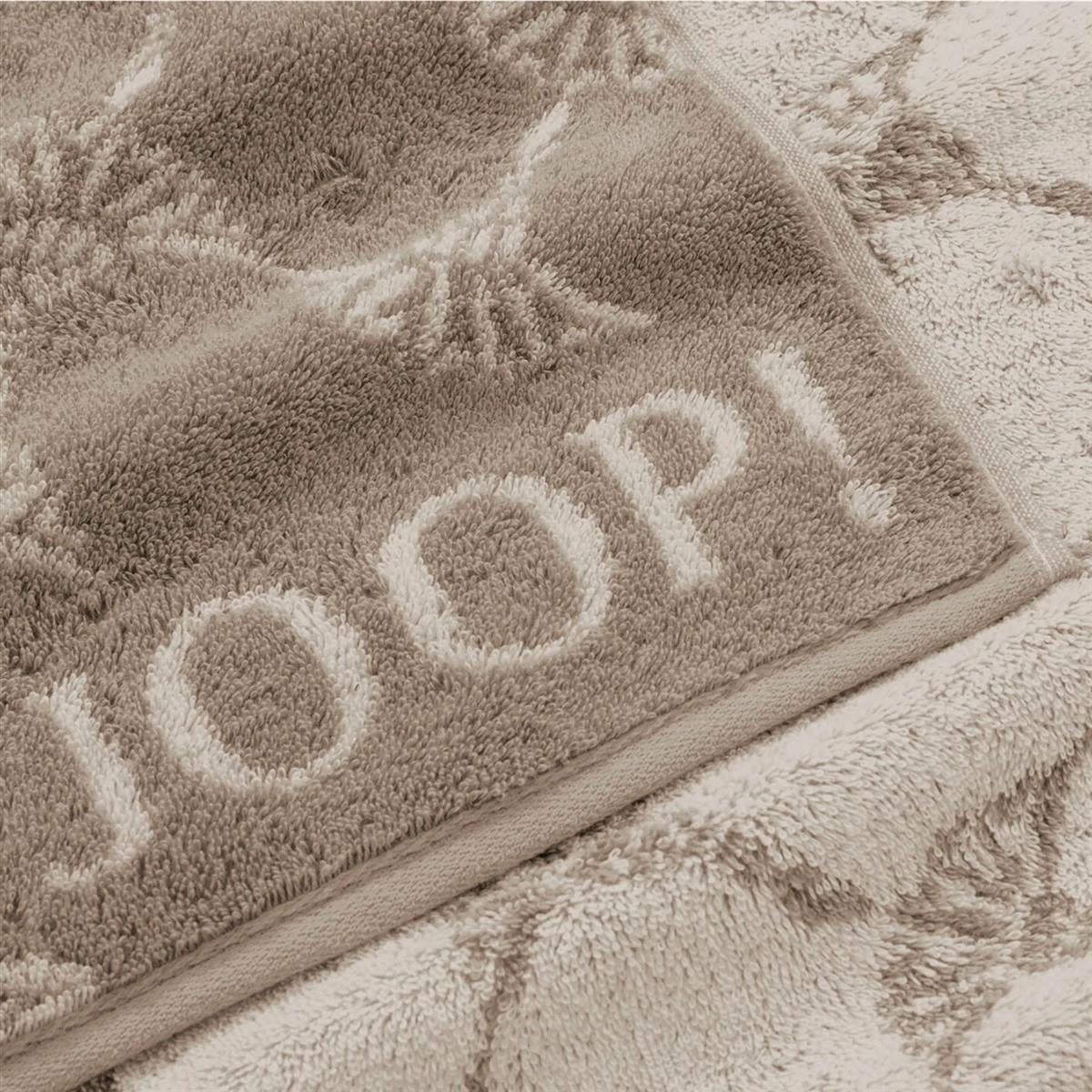 2 Stück Joop! Handtuch Cornflower 1721-30 sand 50x100