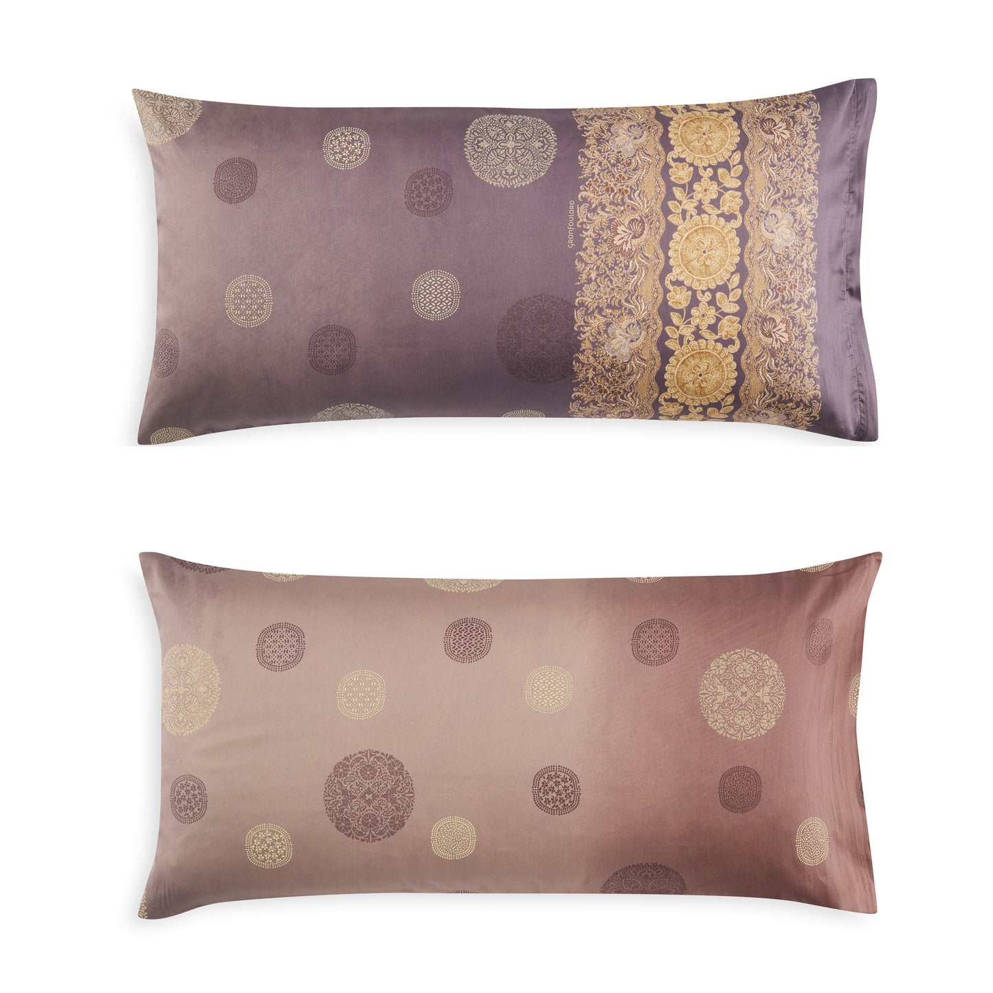 Bettwäsche Kissenbezug Bassetti Mako Satin Pallavicino G1 Lila 40x80